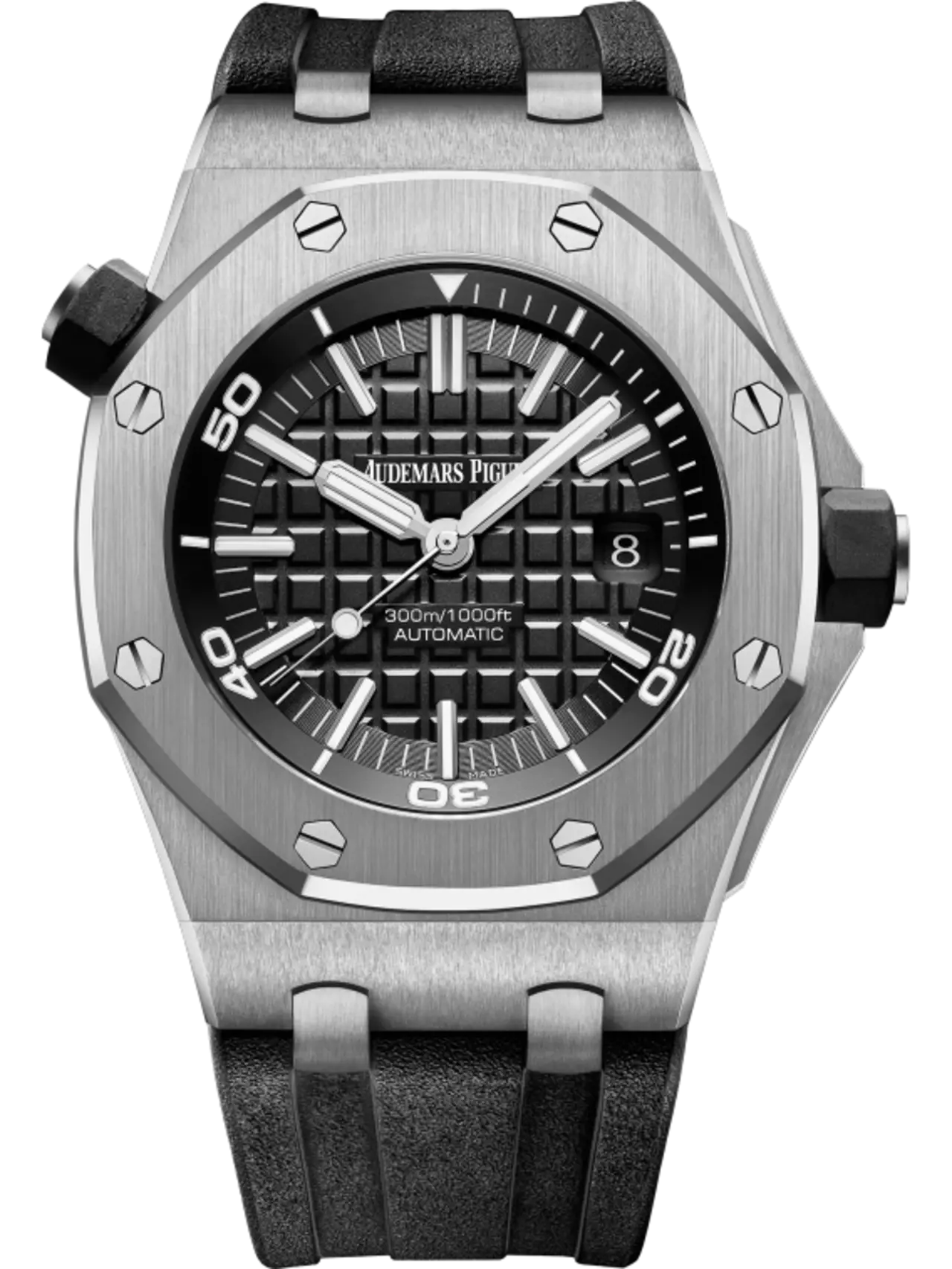 【Super Clone】Audemars Piguet OFFSHORE DIVER Black Dial 42mm 15710ST.OO.A002CA.01