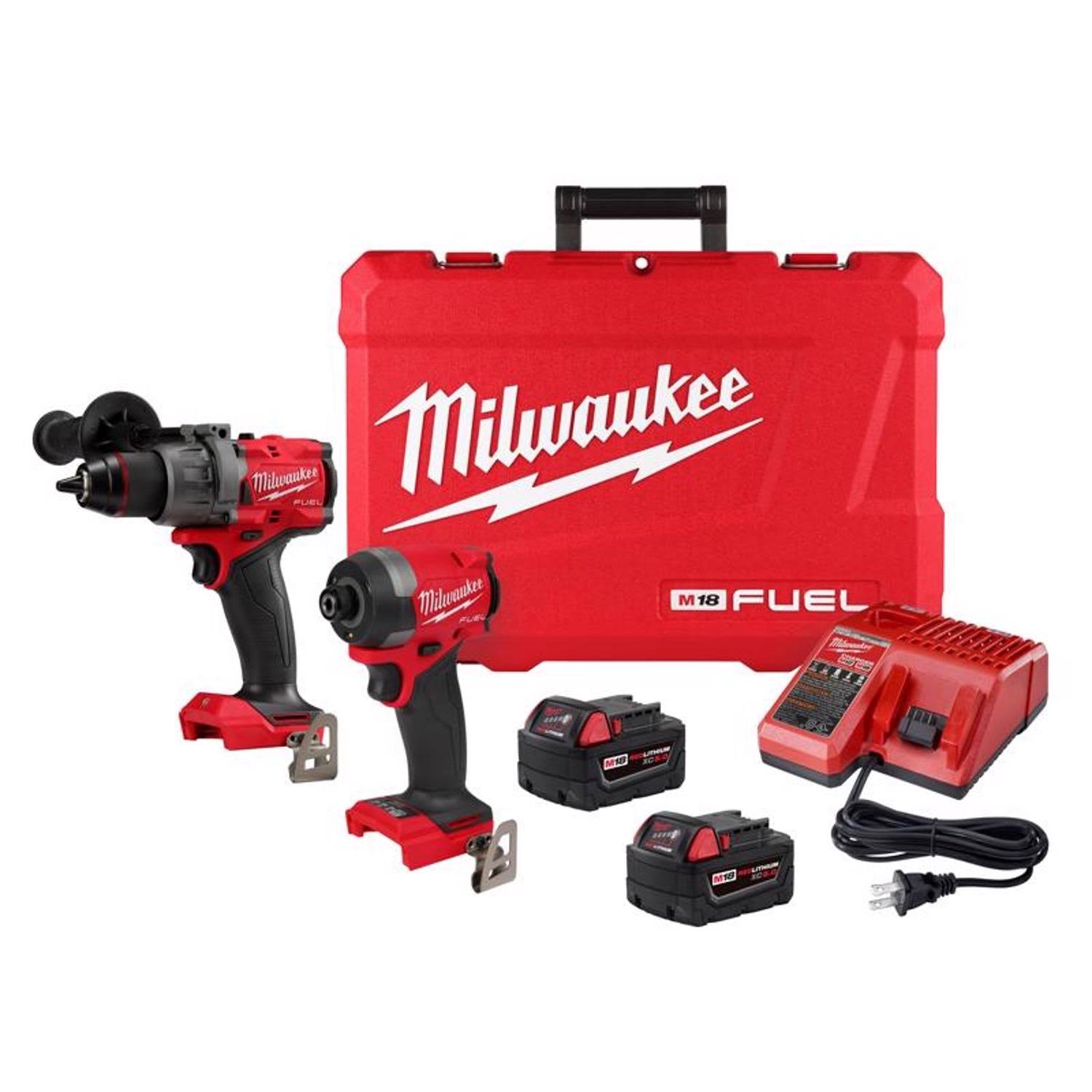 Milwaukee 3697-22 M18 Fuel 2-Tool Combo Kit-Instock