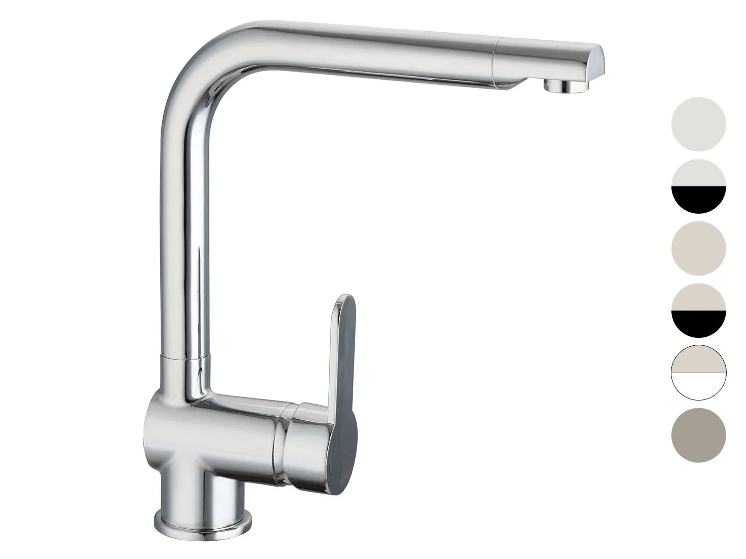 Schtte Mitigeur robinet de cuisine RIO, avec bec rtractable