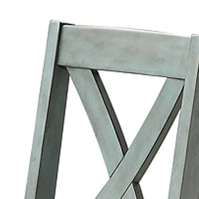 Better Homes & Gardens Maddox Crossing Dining Chairs, Set of 2, Dark Seafoam Finish