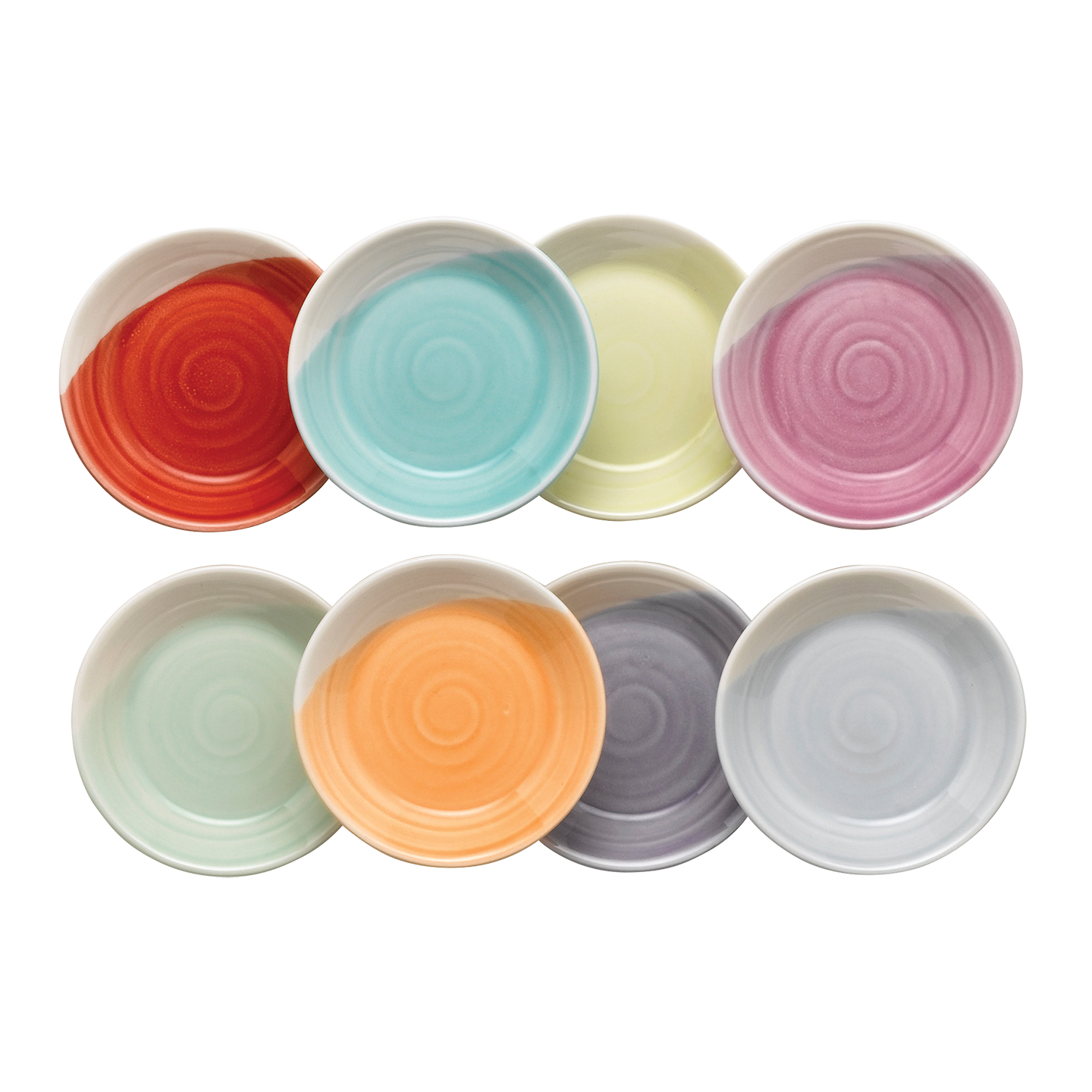 1815 Bright Dip Trays , Set of 8