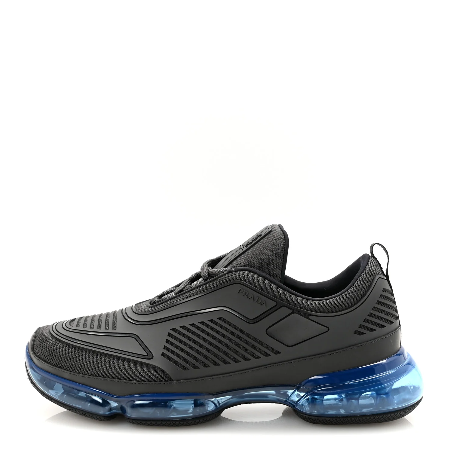 Rubber Knit Fabric Mens Cloudbust Air Sneakers 8.5 Grey Blue