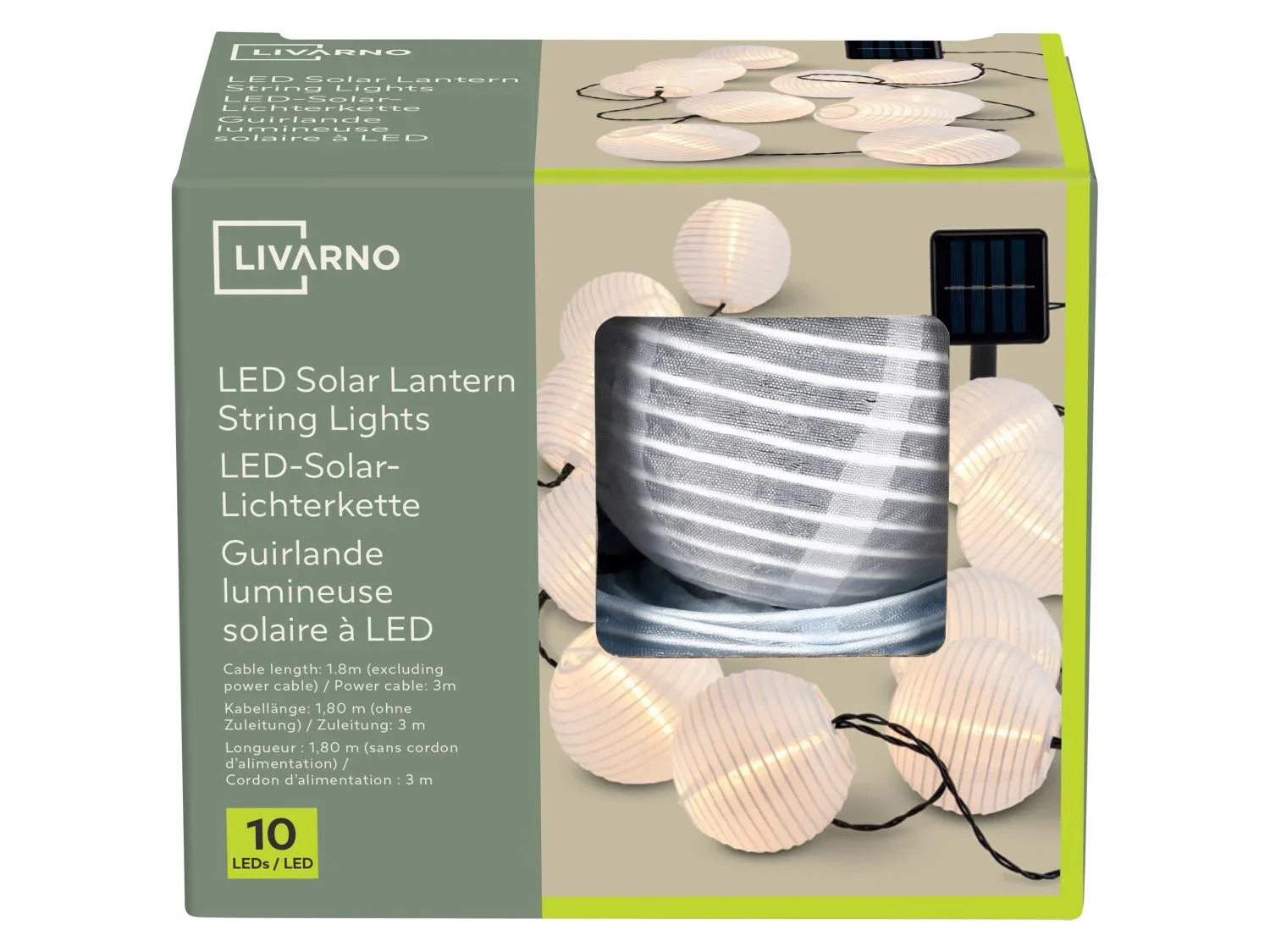 LIVARNO Guirlande lumineuse solaire  LED