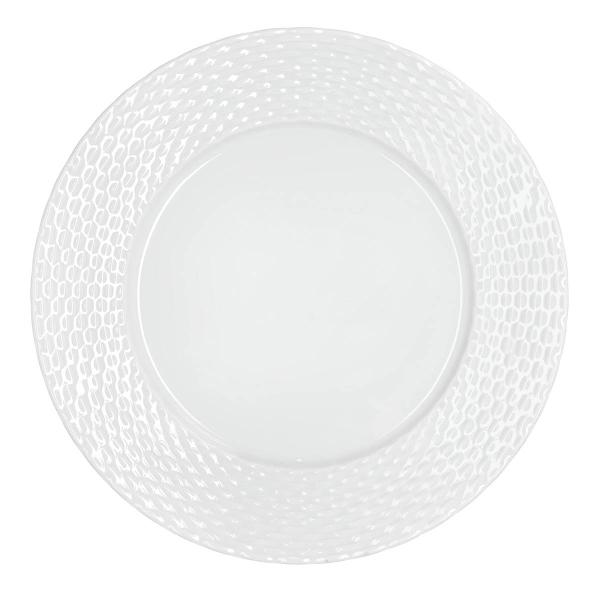 Basket tallerken 22 cm hvit