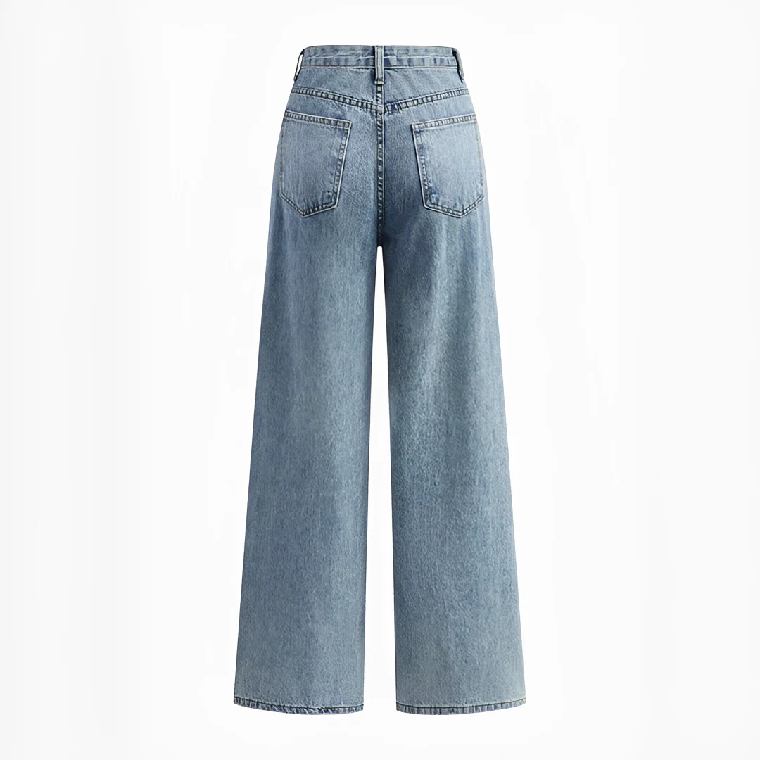 Jolina - Pantalon avec taille asymétrique