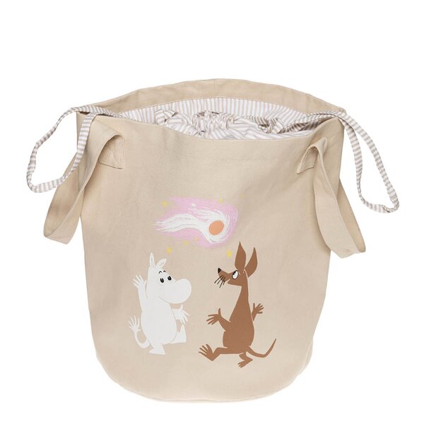 Mummi oppbevaringskurv 29 cm Romeventyr beige