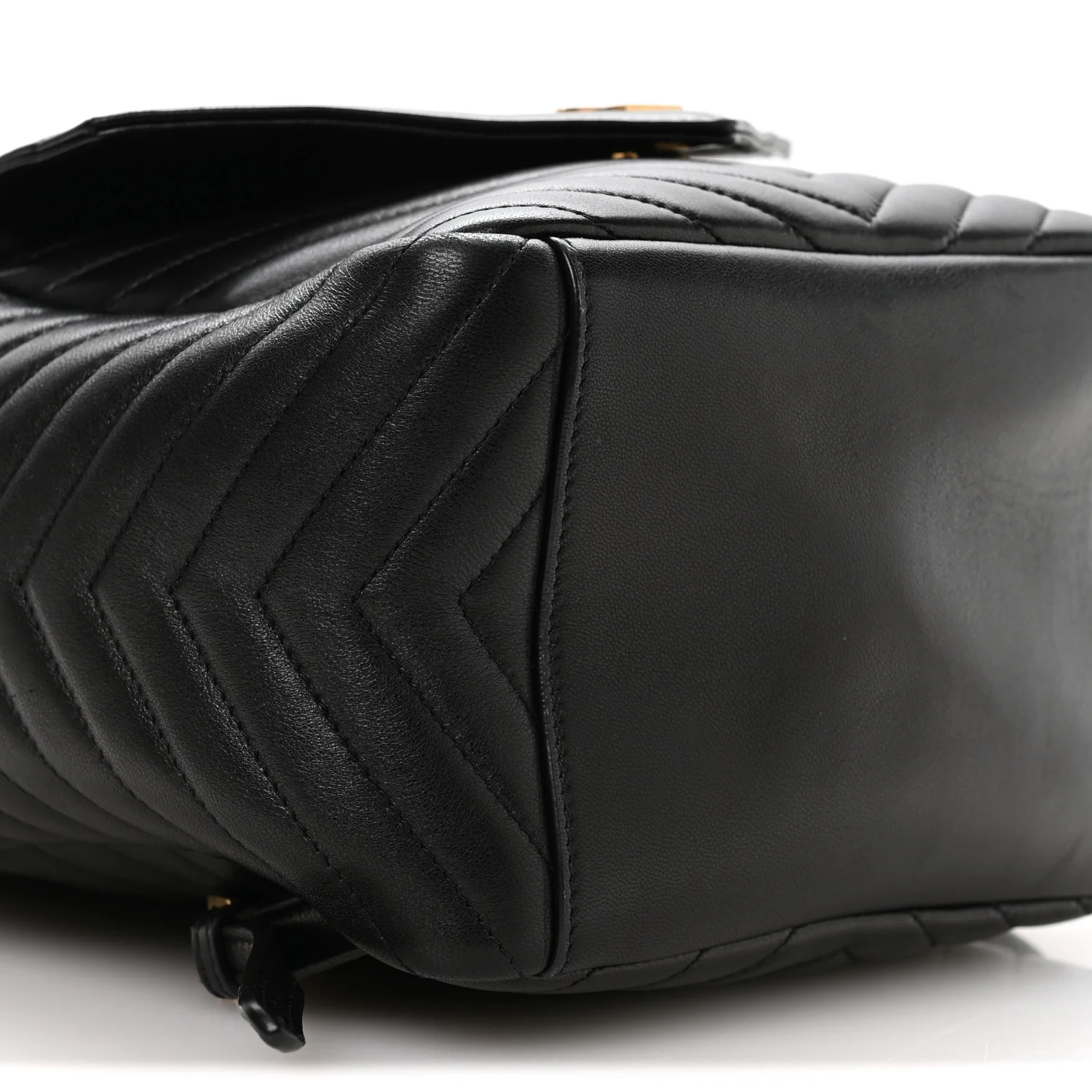 Lambskin Matelasse Monogram Joe Backpack Black
