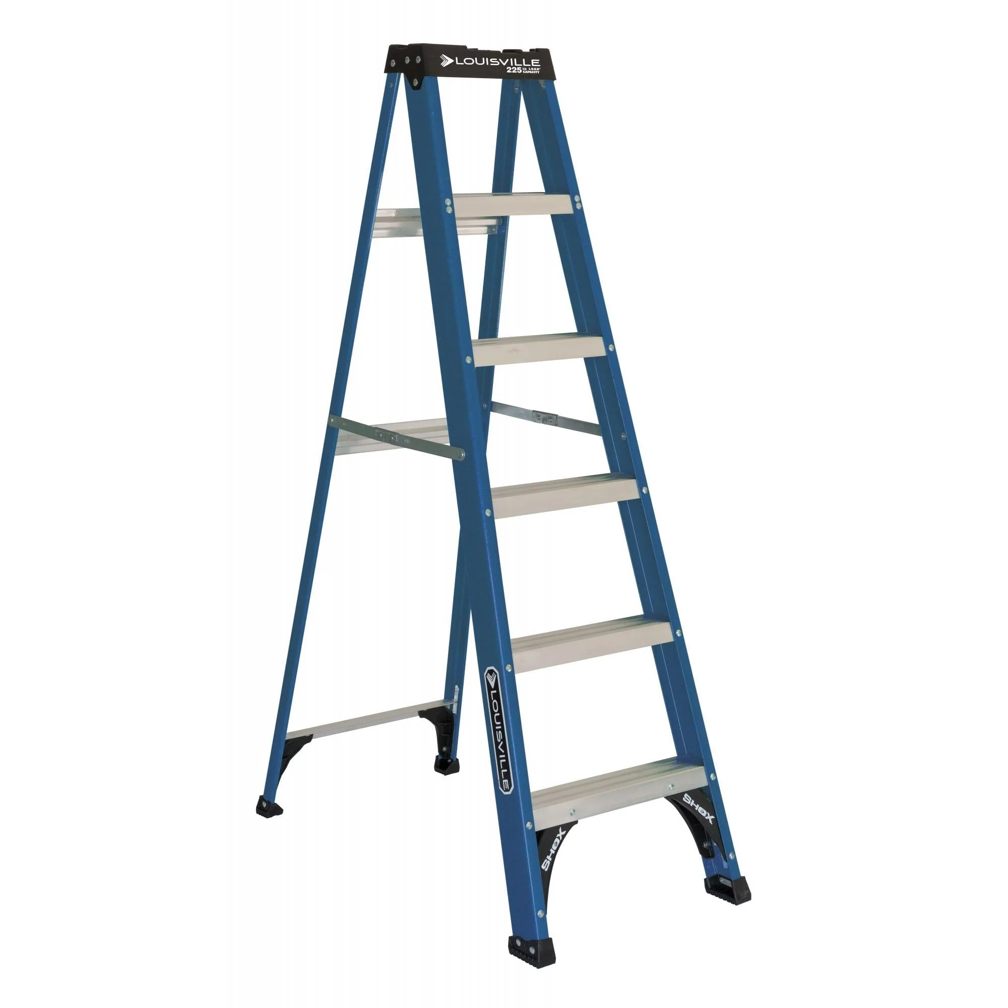 Louisville Ladder 6 ' Fiberglass Step, 10' Reach, 225 - Lb, Load Capacity, W - 3217 - 06