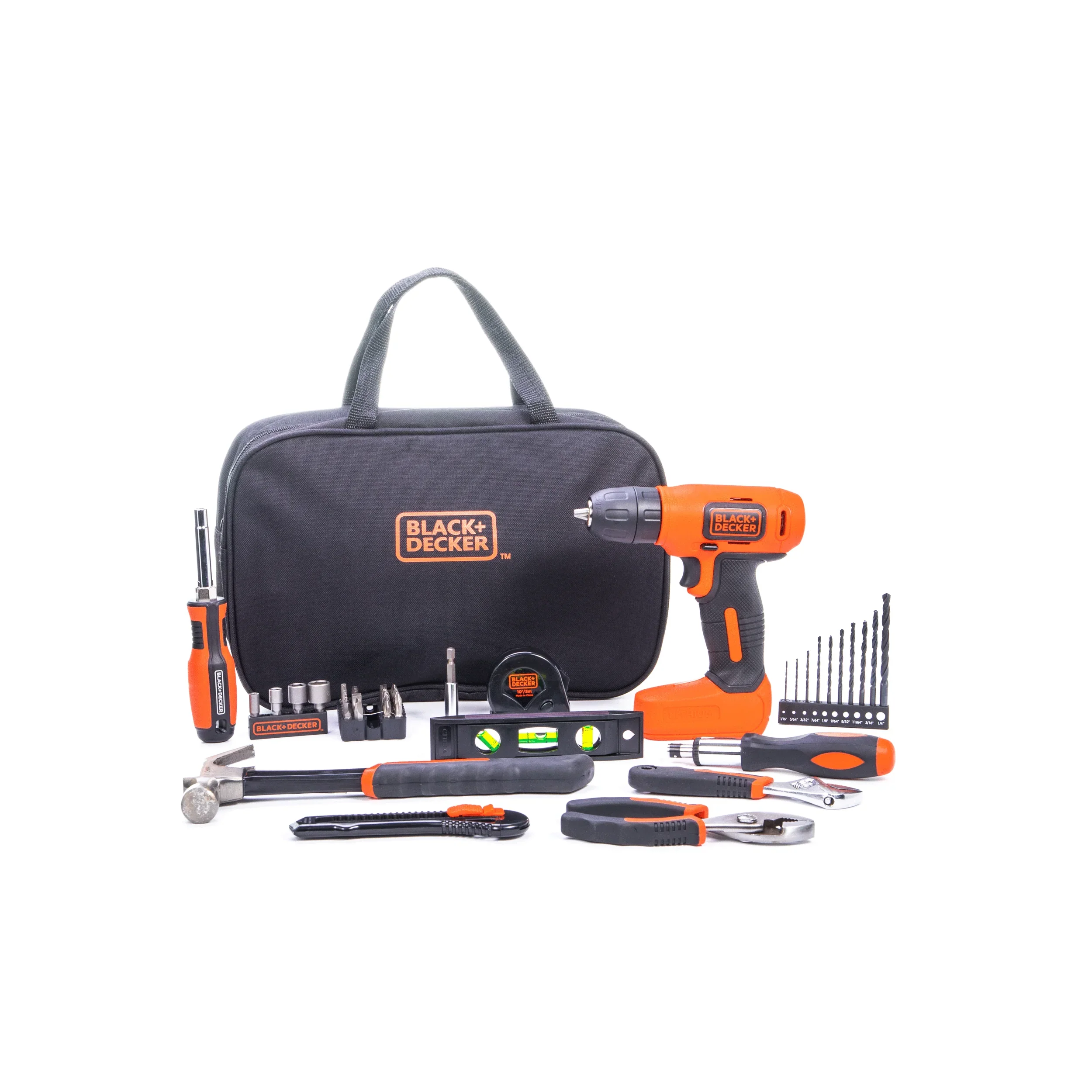 BLACK+DECKER 8V MAX* Cordless Drill Project Kit, BDCD8PK