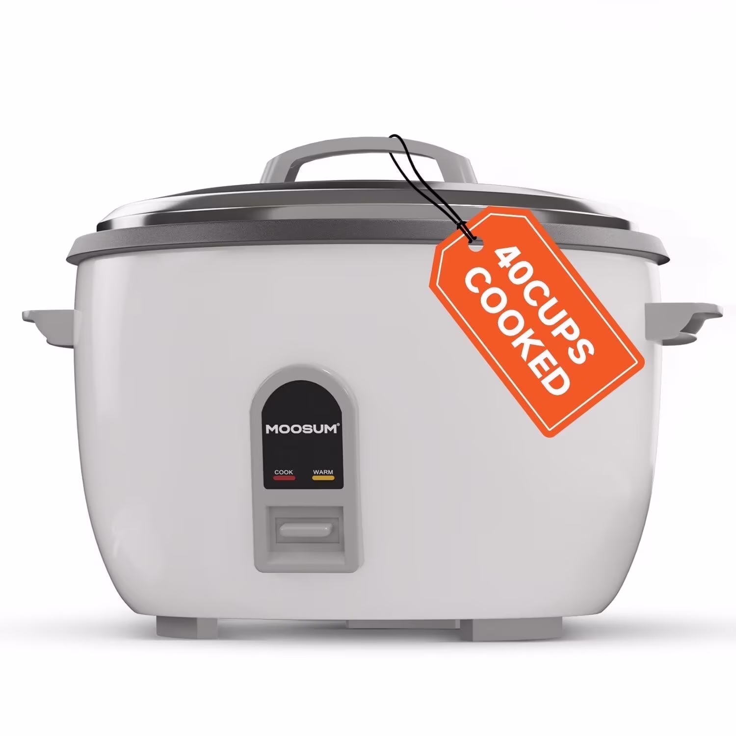 Commercial Rice Cooker, Large Capacity 30-Cup (UnCooked), 60-Cup (Cooked) with One Touch Operation and 12-Hour Keep Warm,Easy to Use and clean,1600W(30-CUP UNCOOKED/60-CUP COOKED) - Image 3