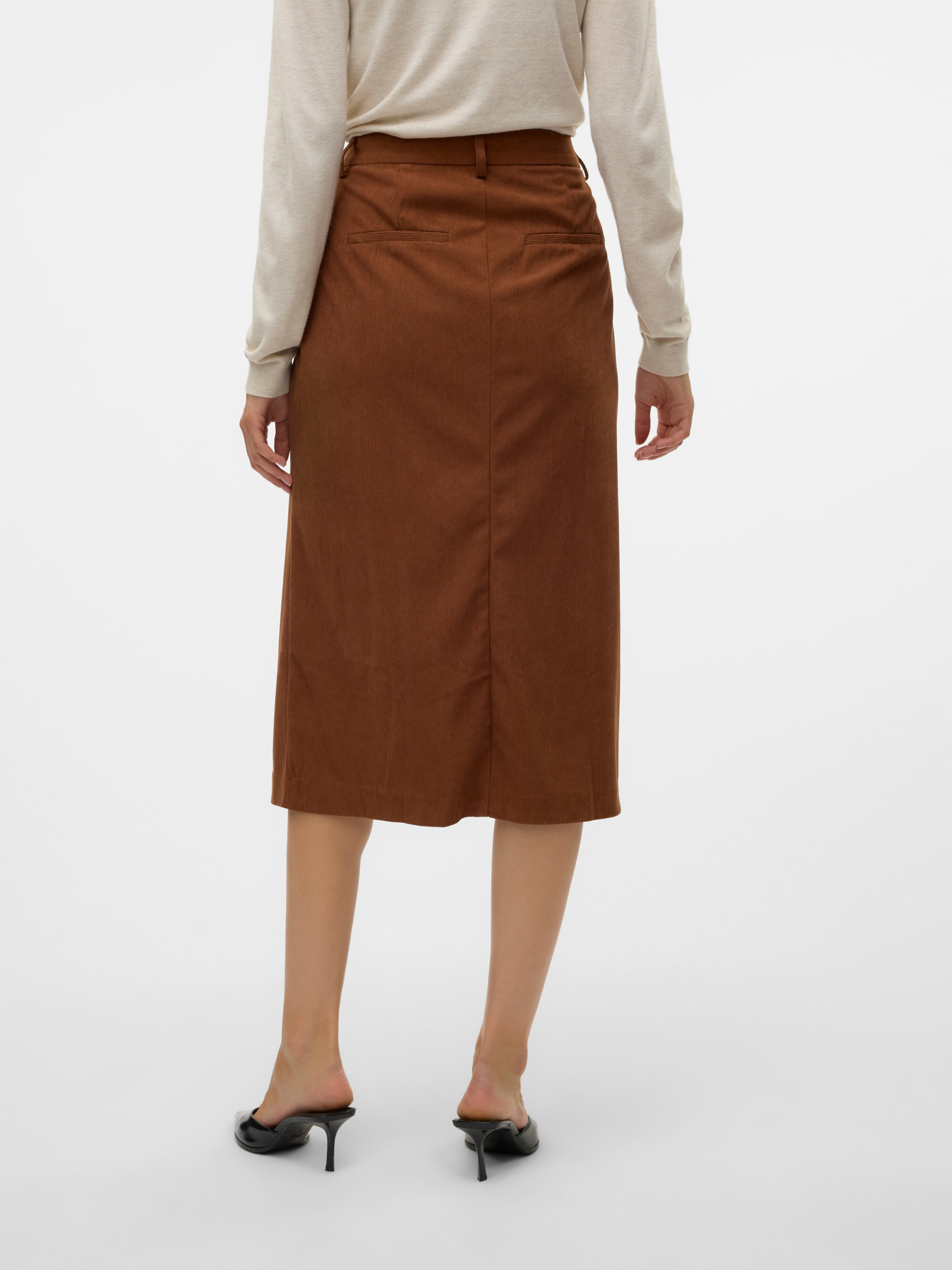VERO MODA® VMVILJA Corduroy High waist Midi skirt