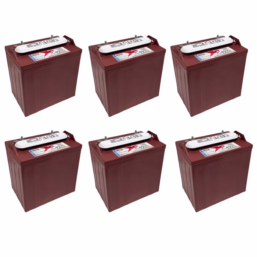 Trojan T - 875 8V 170ah Flooded Lead Acid GC2 Deep Cycle Battery X6