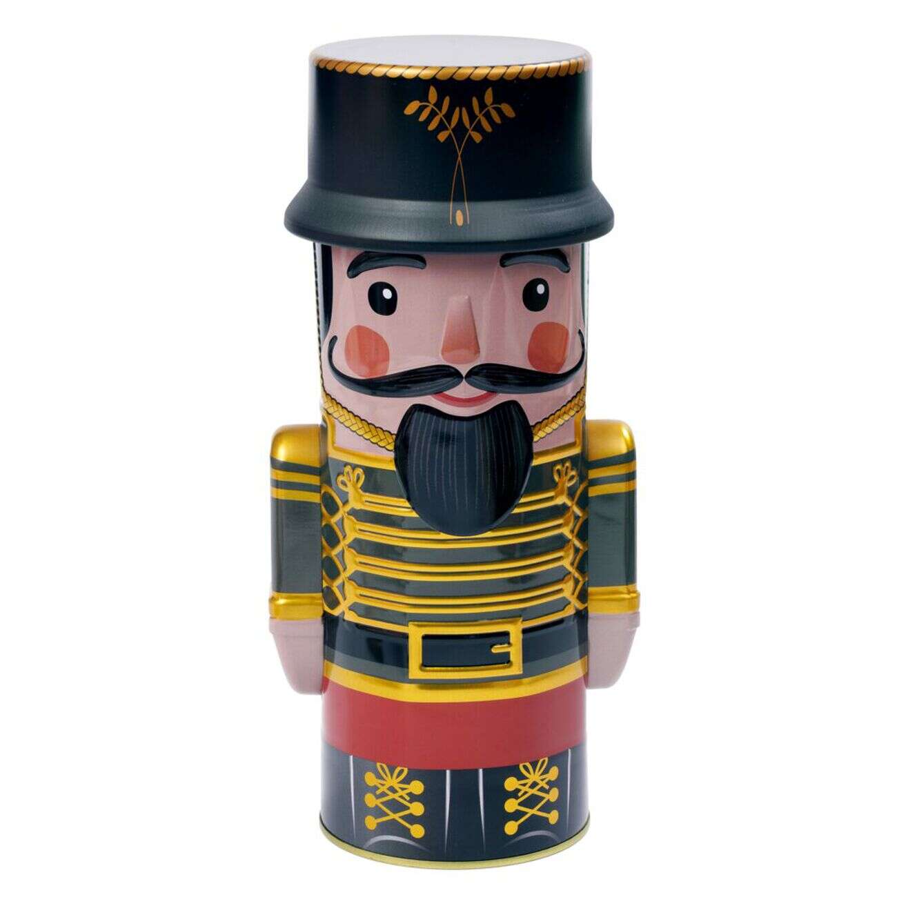 Boîte décorative Noël soldat Casse Noisette métal vert H8,5cm