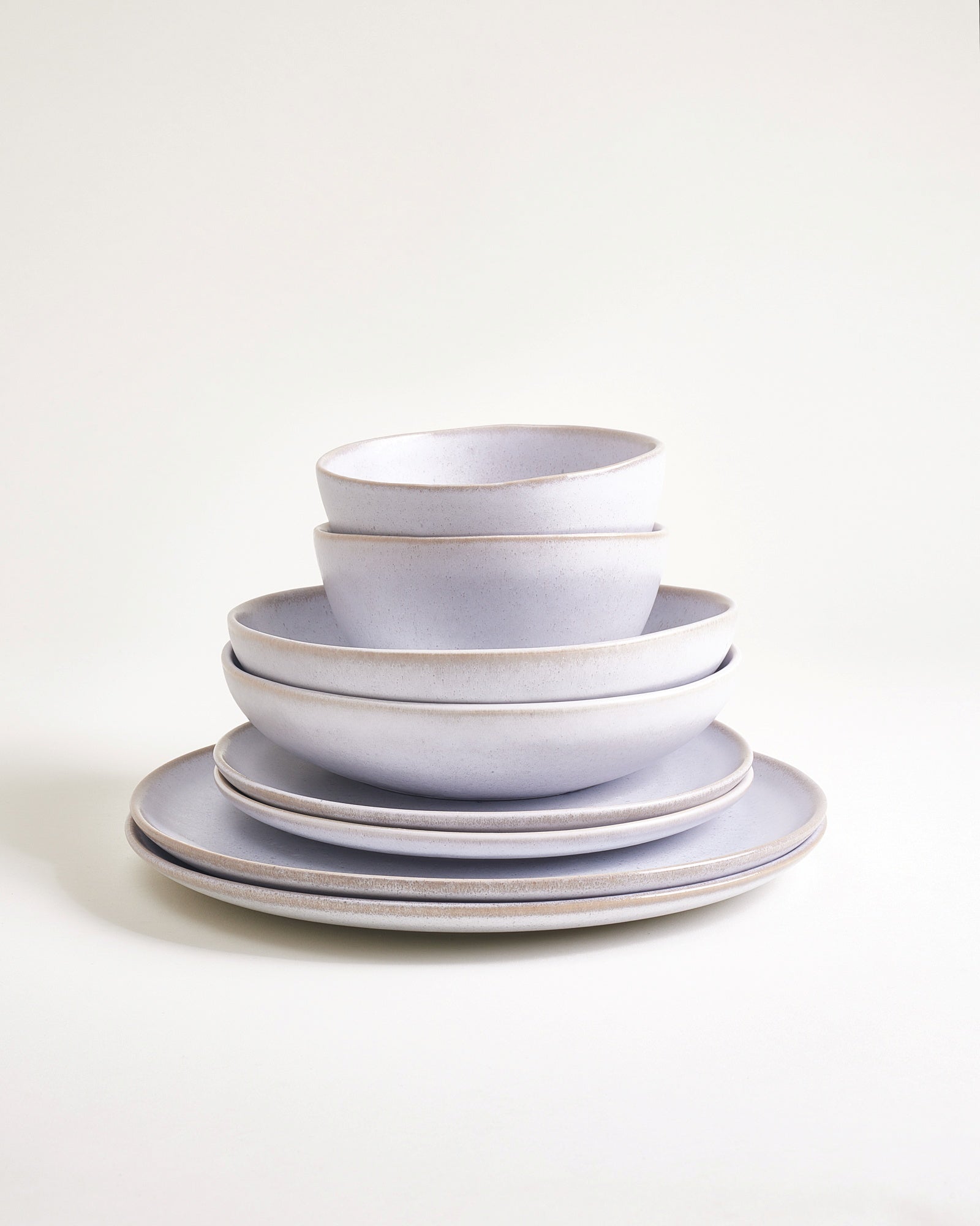 MOURA - TABLEWARE SET WHITE 8 PIECES