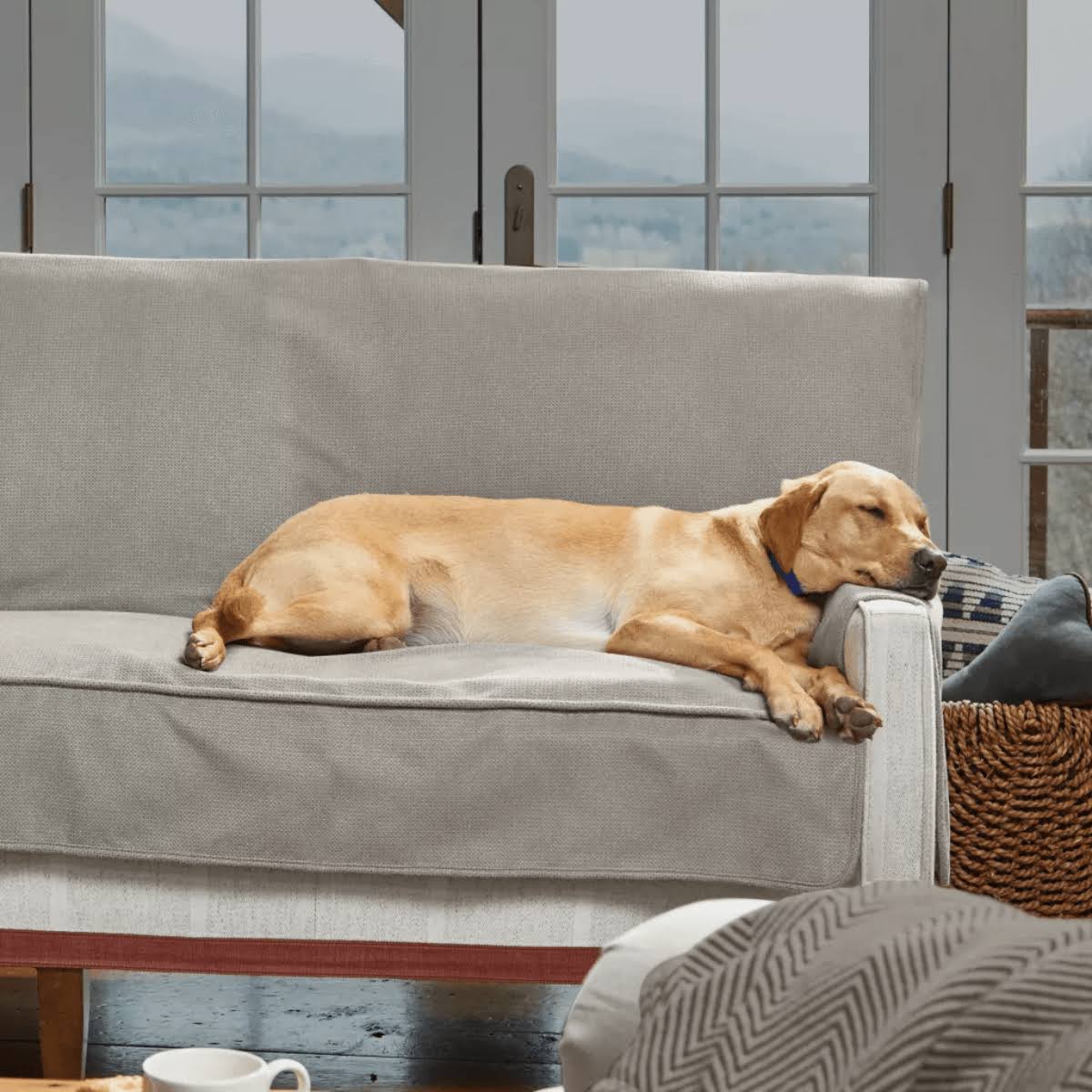 Orvis Grip-Tight Furniture Protector, Shale / Sofa