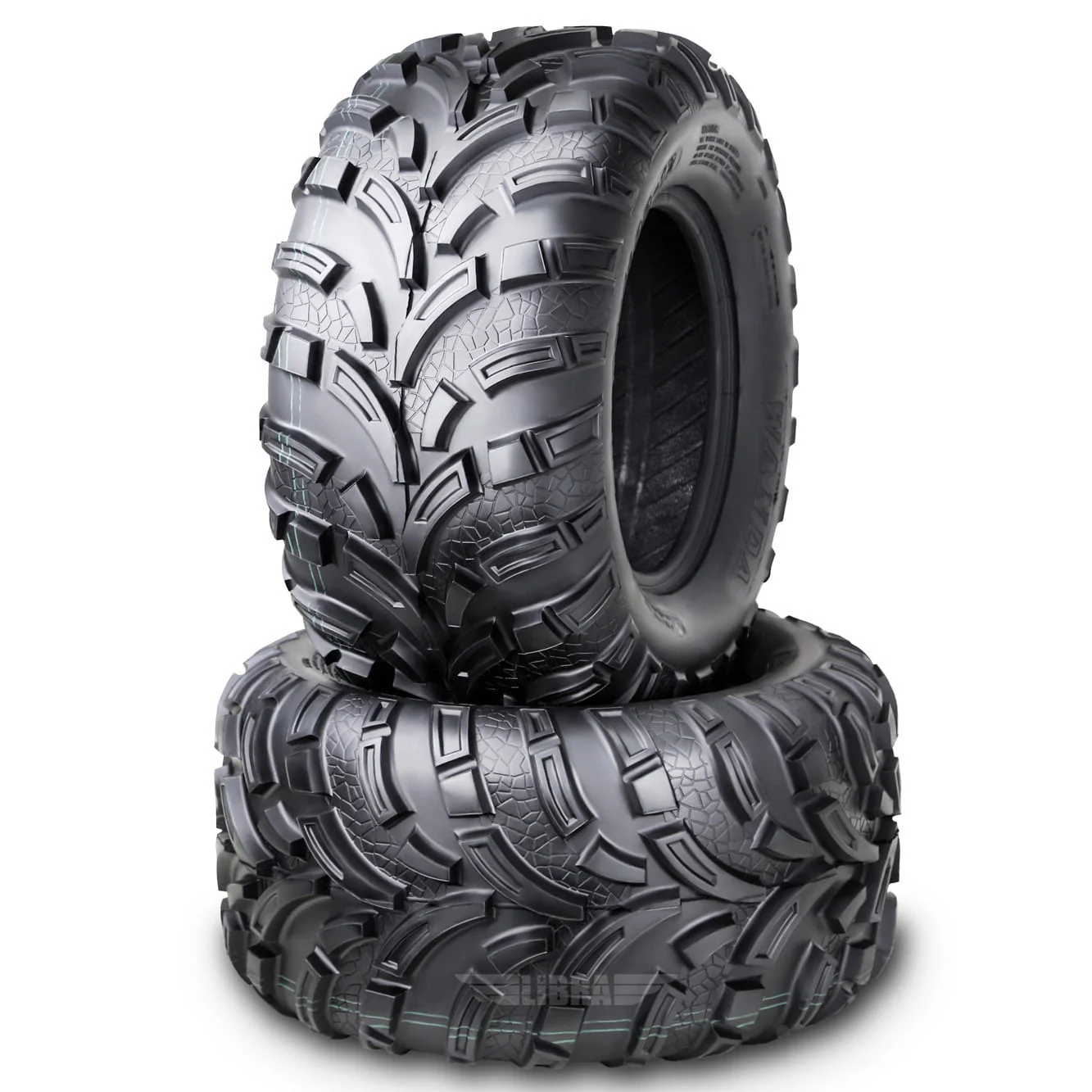 Wanda ATV Tires 25x11 - 12 /6PR P373A - 10253, Set 2