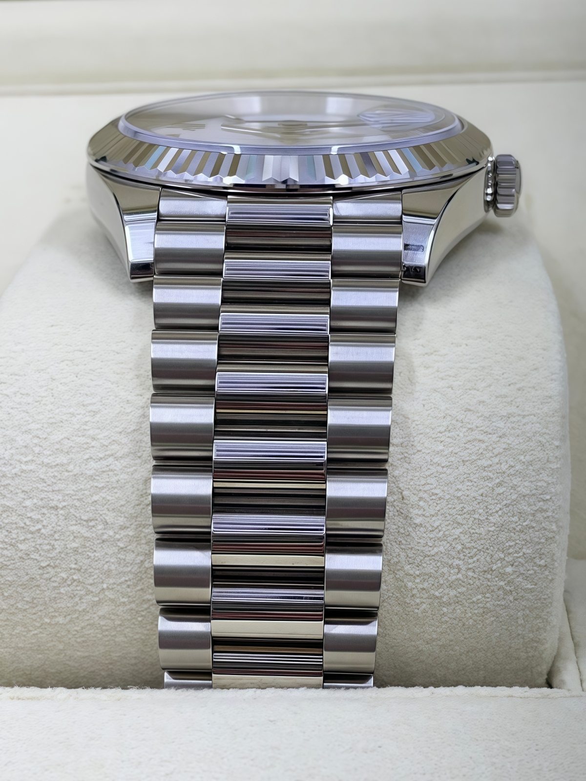 [Super Clone]RLX Day-Date 228236-0010 White Roman Dial