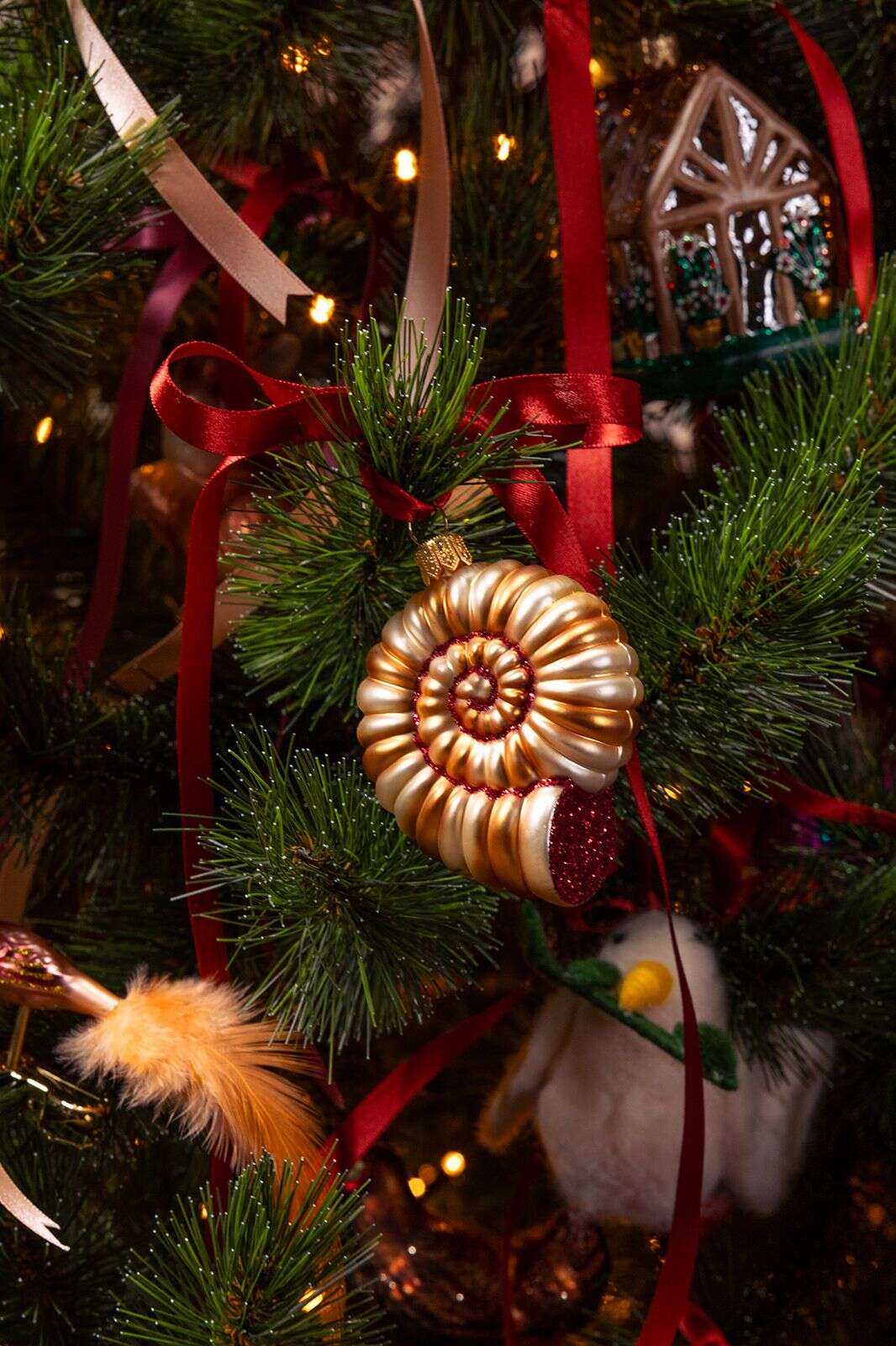 Kerstornament schelp