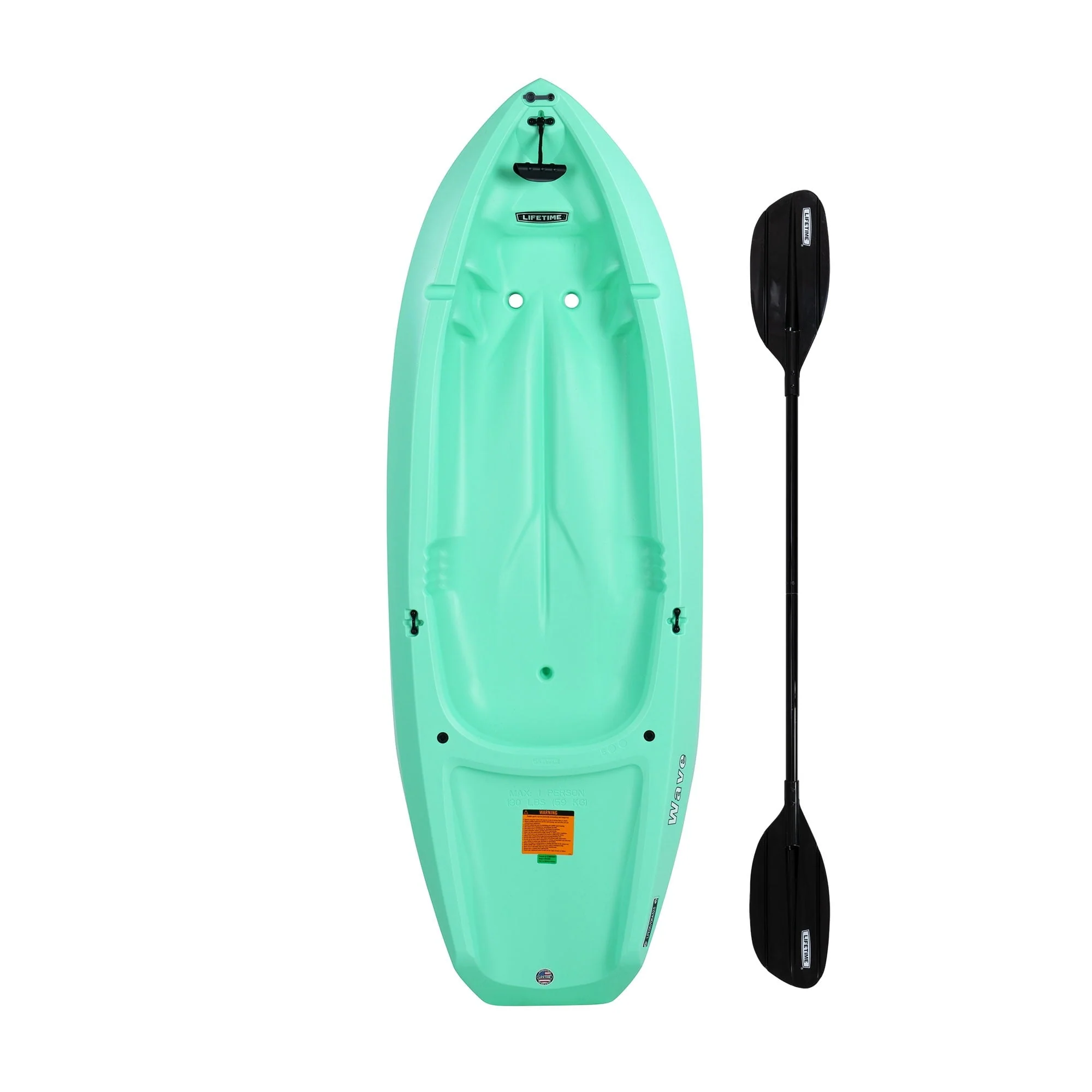 Wave 6 ft Youth Kayak, Seafoam Green (91237)
