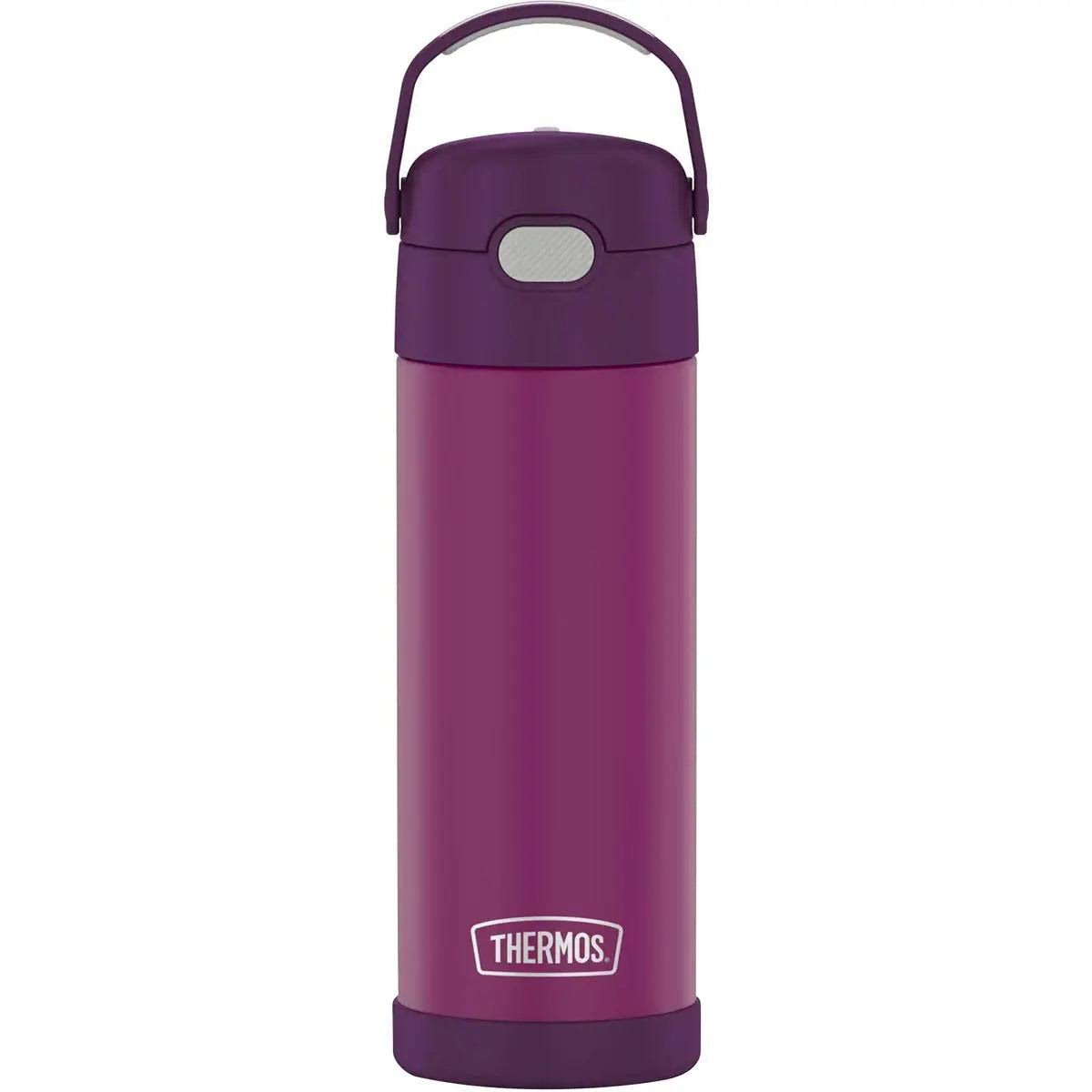 Thermos F41101RV6 Funtainer 16 oz. Red Violet Stainless Steel Water Bottle