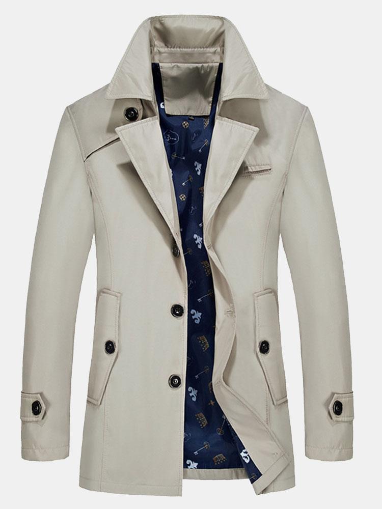 Trench-coat mi-long