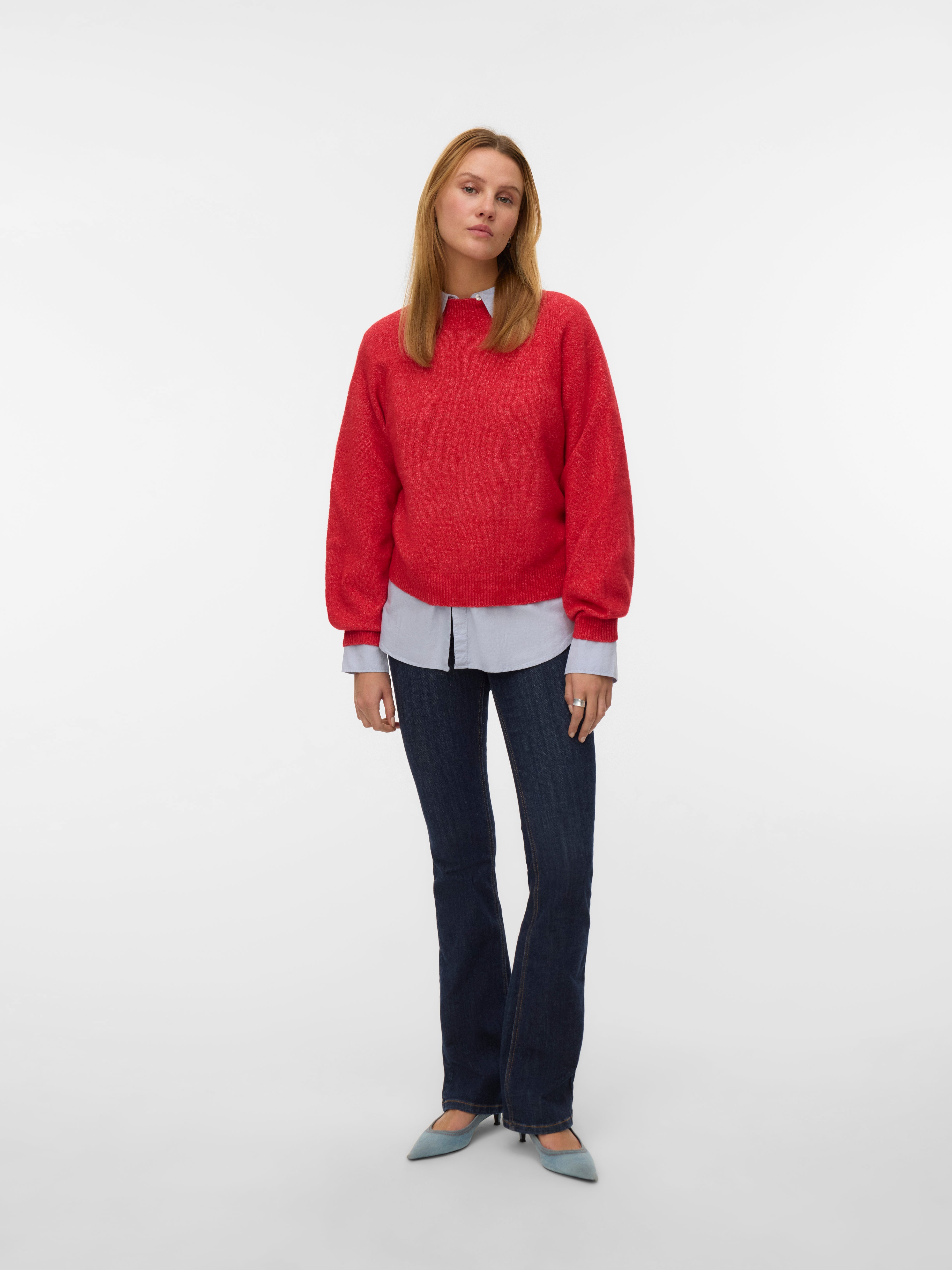 VERO MODA® VMLEAF Knitted pullover