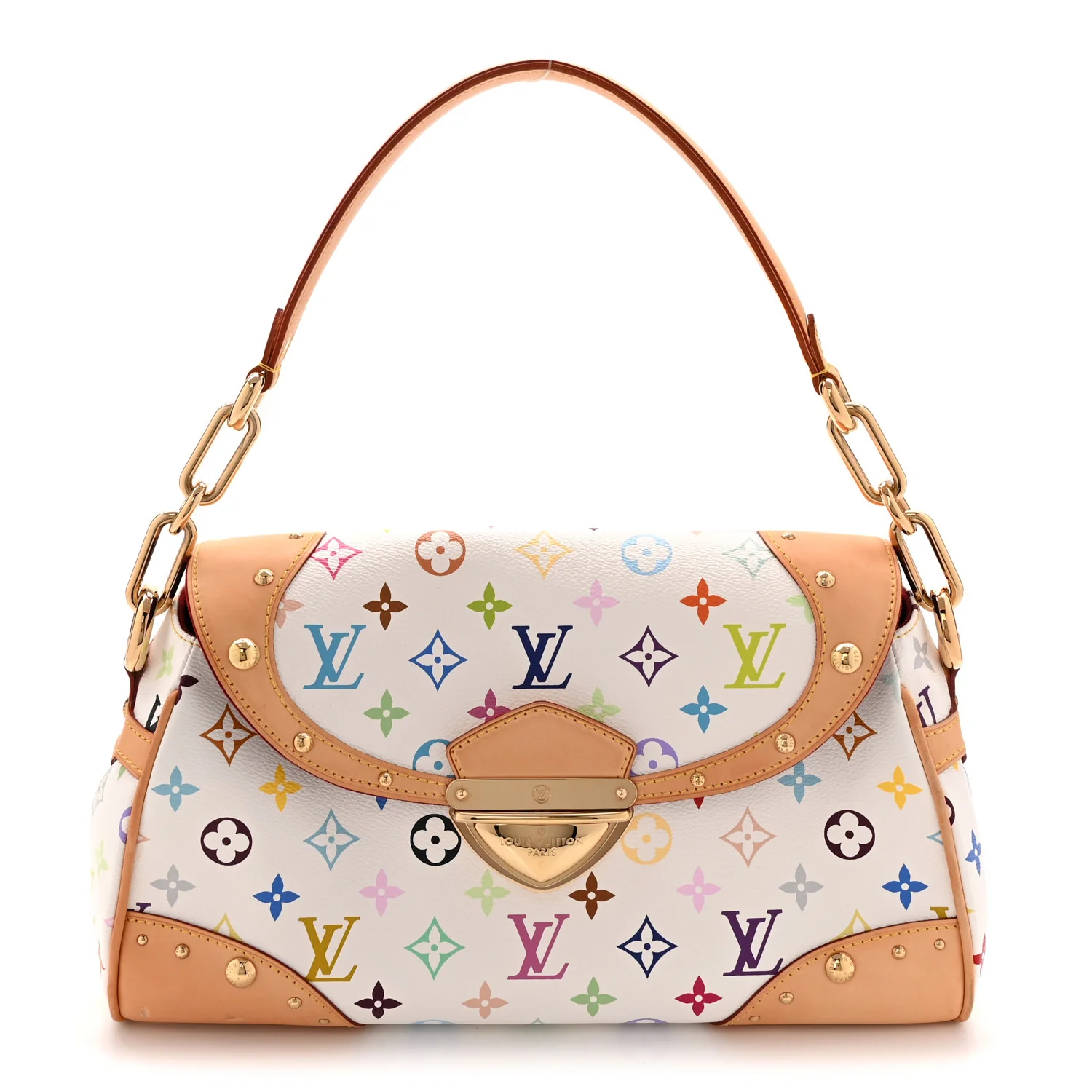 Monogram Multicolor Beverly MM White