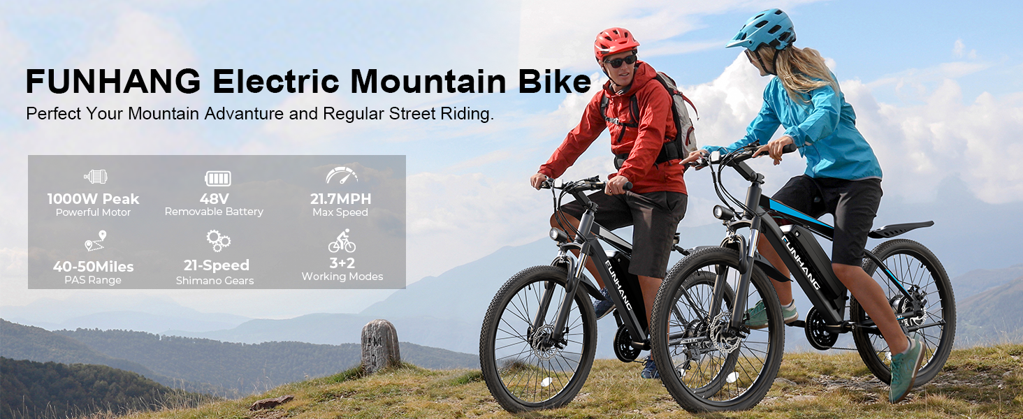 Funhang 26" Electric Mountain Bike