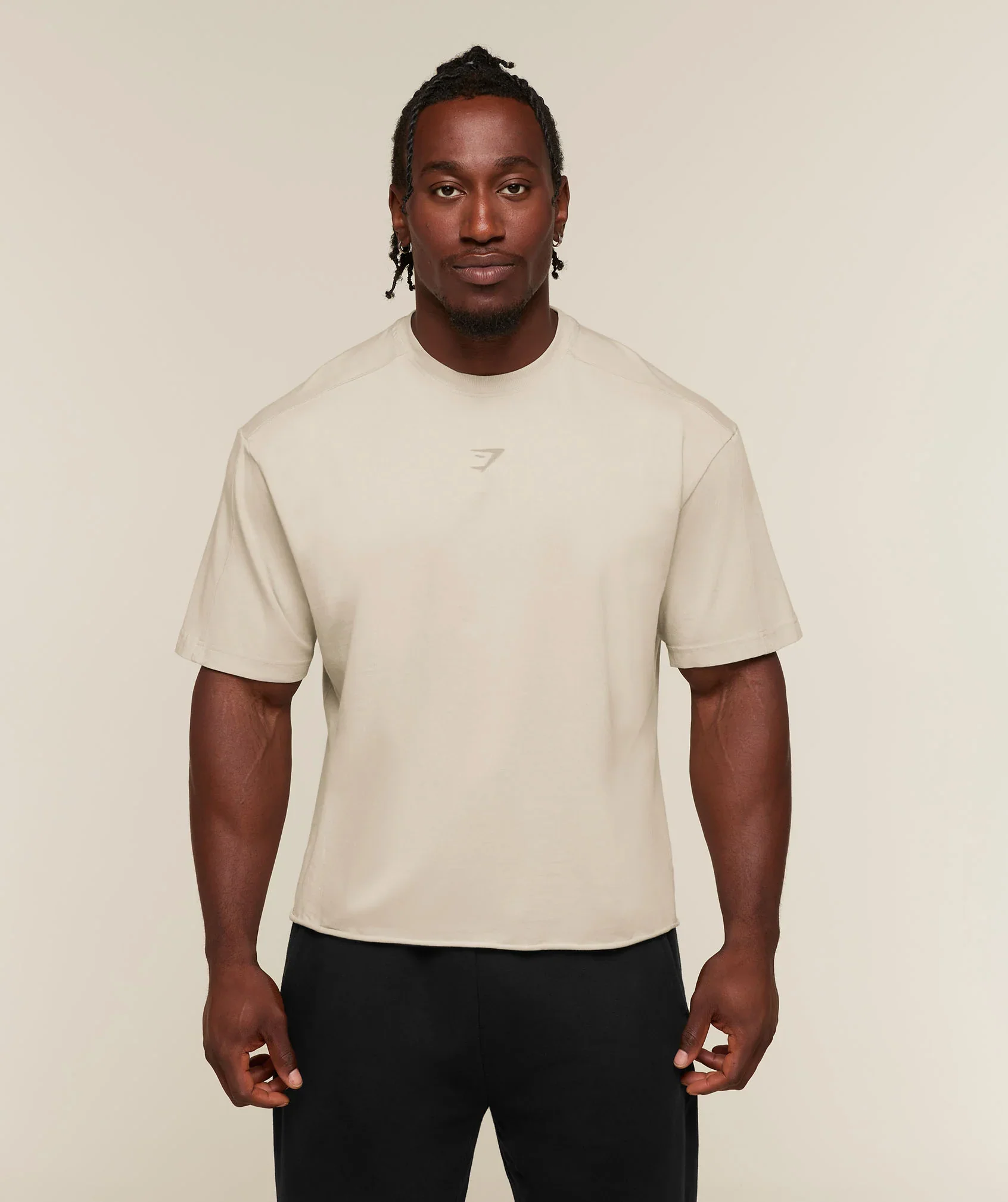 Power Washed Oversized T-Shirt - Chalk Beige/Wash