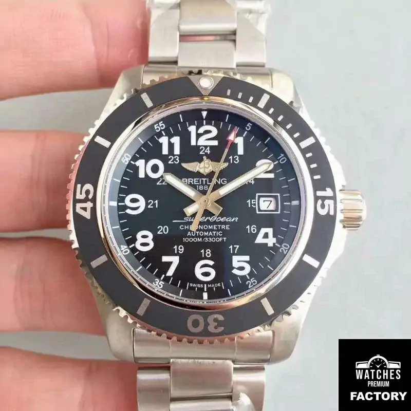 Breitling Superocean II 44MM A17392D7 / BD68 / 162A GF Factory Deep Blue Dial