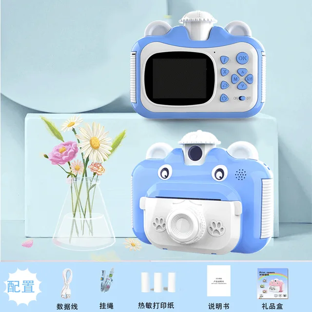 Children's Camera Instant Printing HD Camera Children's Printing Camera Thermal Instant Imaging Camera Birthday Gift