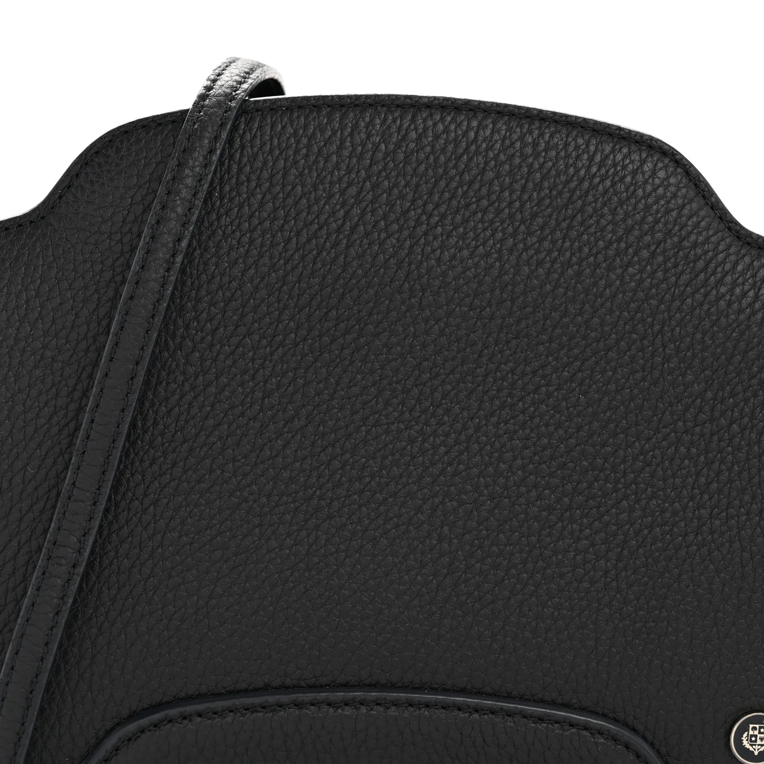 Grained Calfskin Sesia Crossbody Black