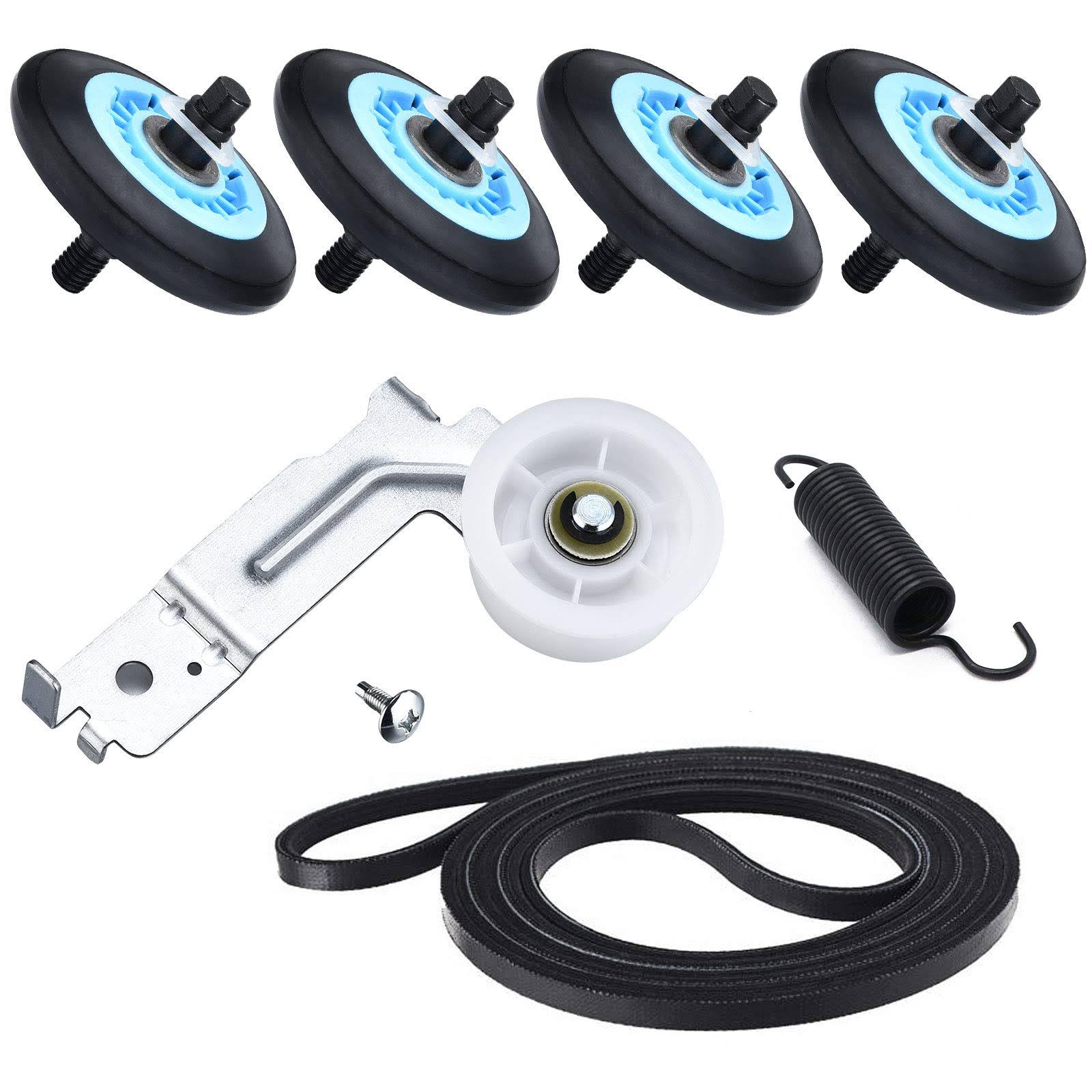 Dryer Repair Kit Includes Dc97-16782a Drum Roller 6602-001655 Drum Drive Belt A