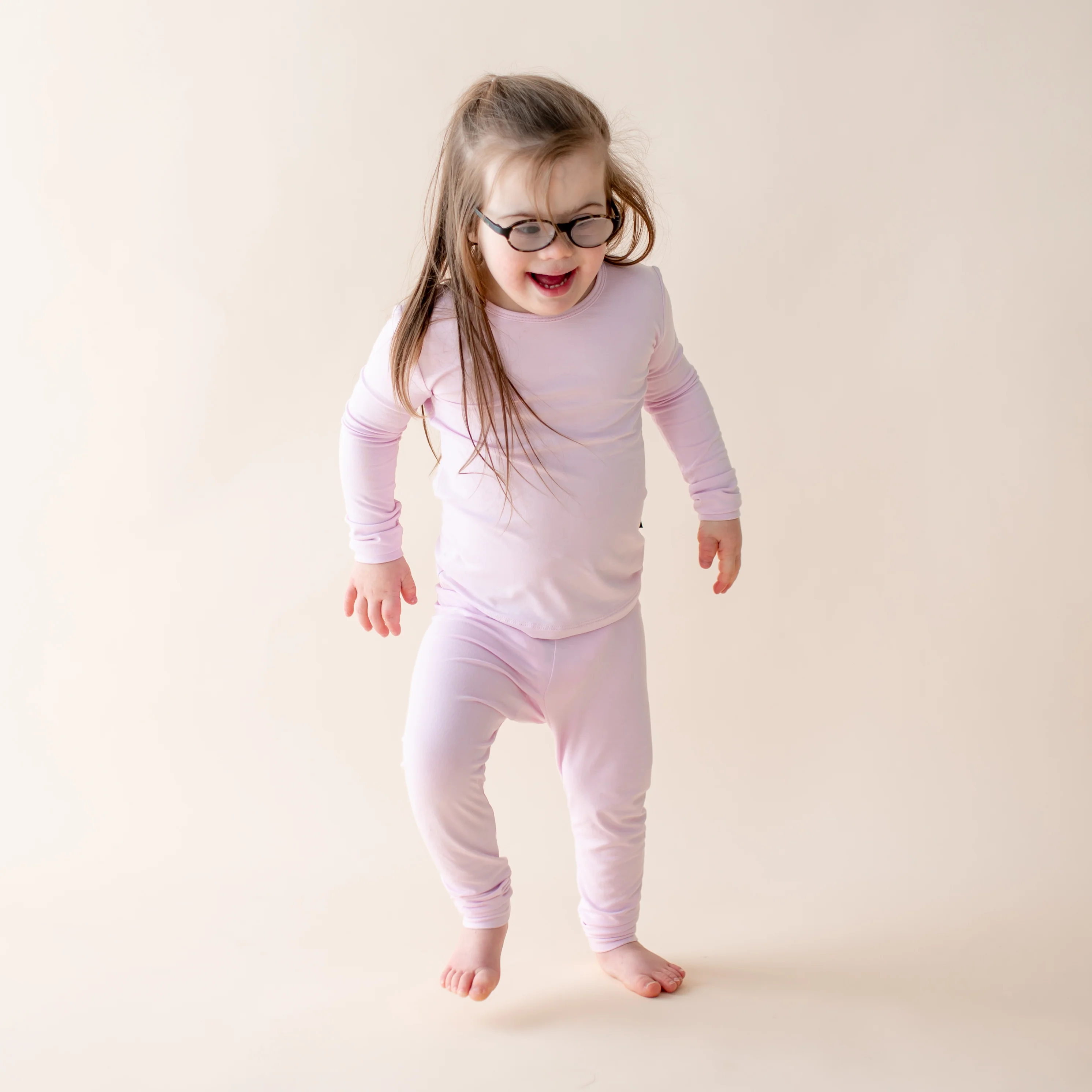Long Sleeve Pajamas in Thistle