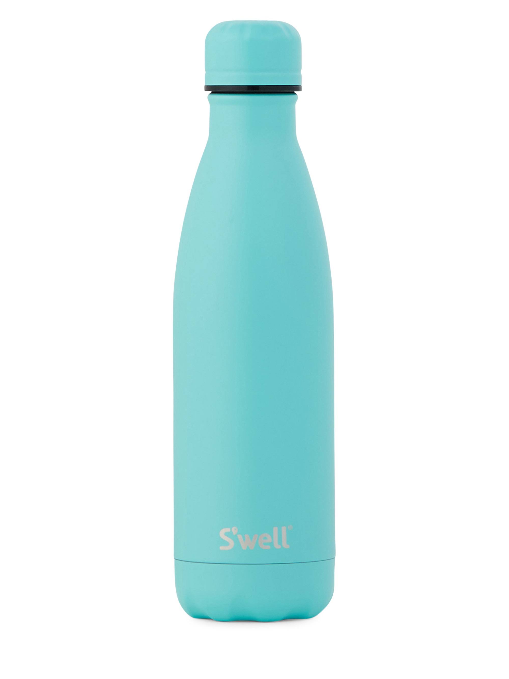 S'well 17oz Stainless Steel Water Bottle: Turquoise Blue