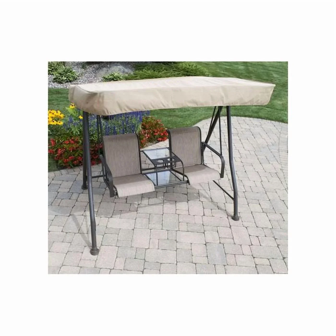 Garden Winds Custom Fit Replacement Canopy Top Cover Compatible with The MDS-12-MAN-SWG Manchester Swing  - Standard 350