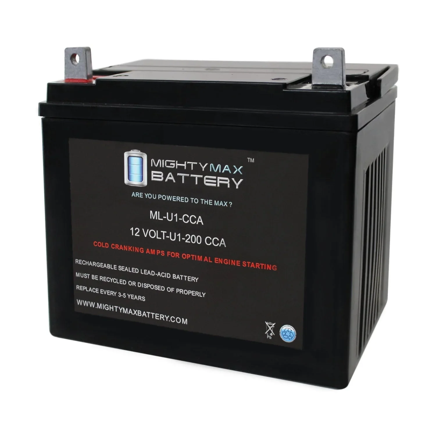 ML-U1 12V 200CCA Battery for Ariens 1540 Garden 15 HP Lawn Mower