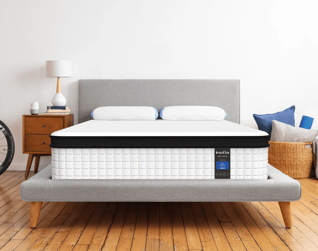 10 Inch Hybrid Queen Size Mattress in a Box with Responsive Memory Foam, Multiple Sizes(Twin/10 inch) Image 6