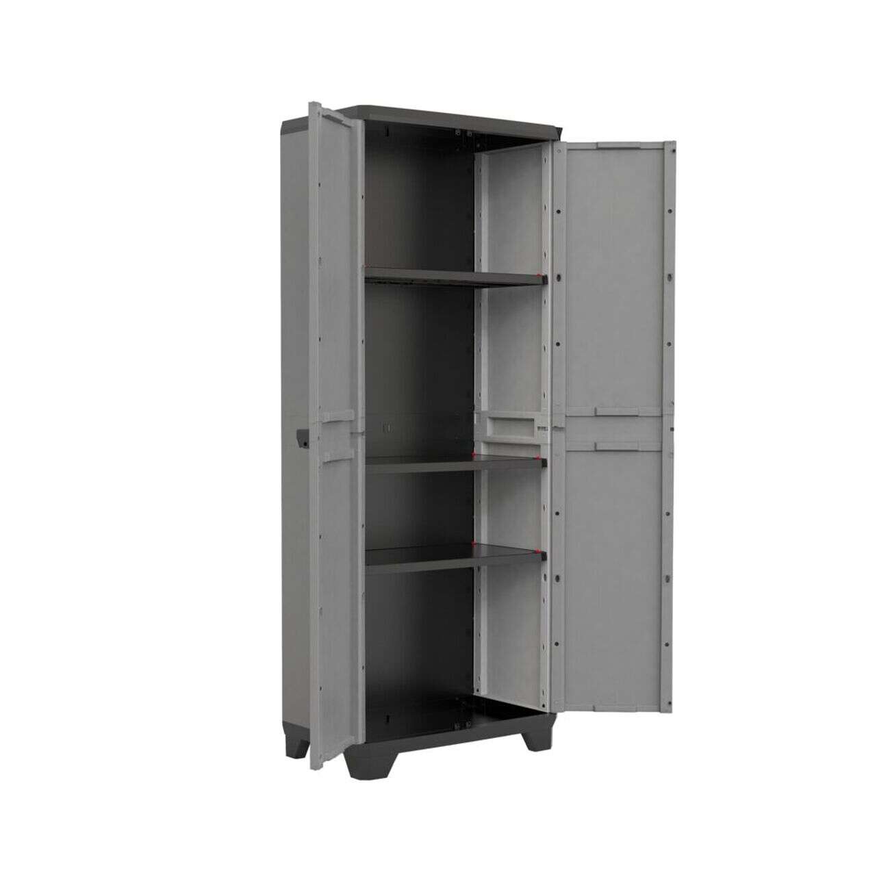 Armoire de garage plastique x2 tailles haute et basse H173cm