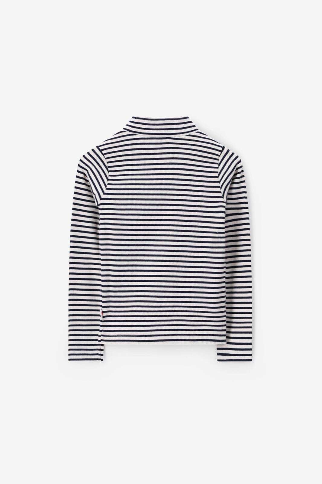 Donkerblauwe gestreepte longsleeve