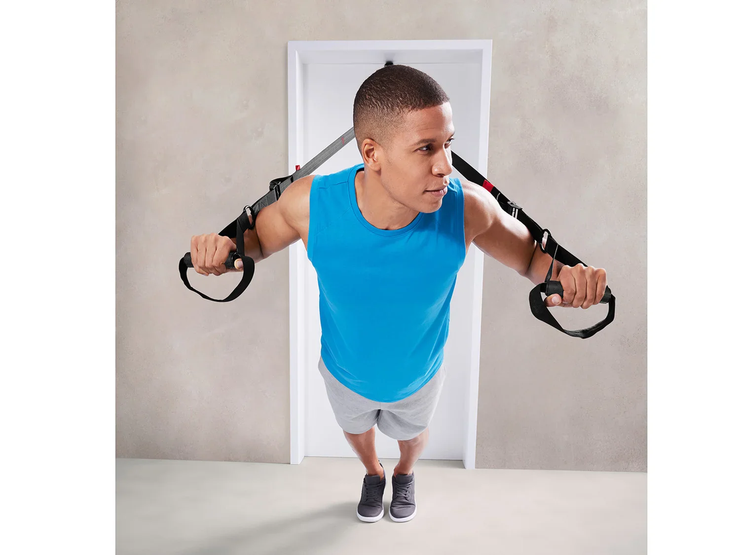 CRIVIT Barre de traction ou sangle de suspension ou poignes pour pompe