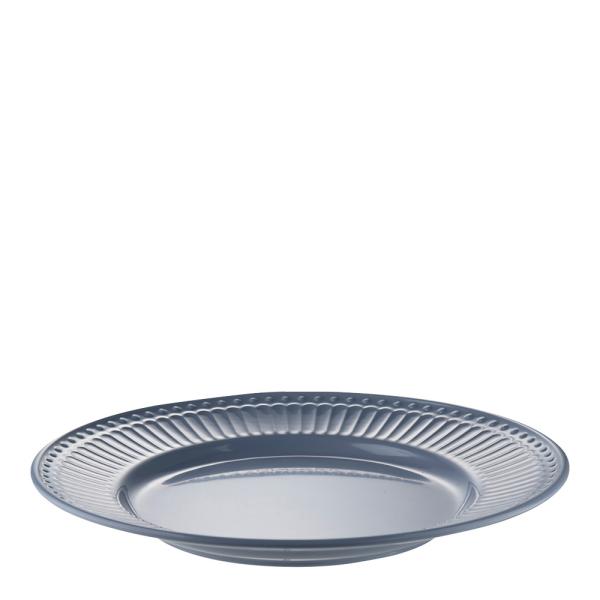 Lun asjett 23 cm blå