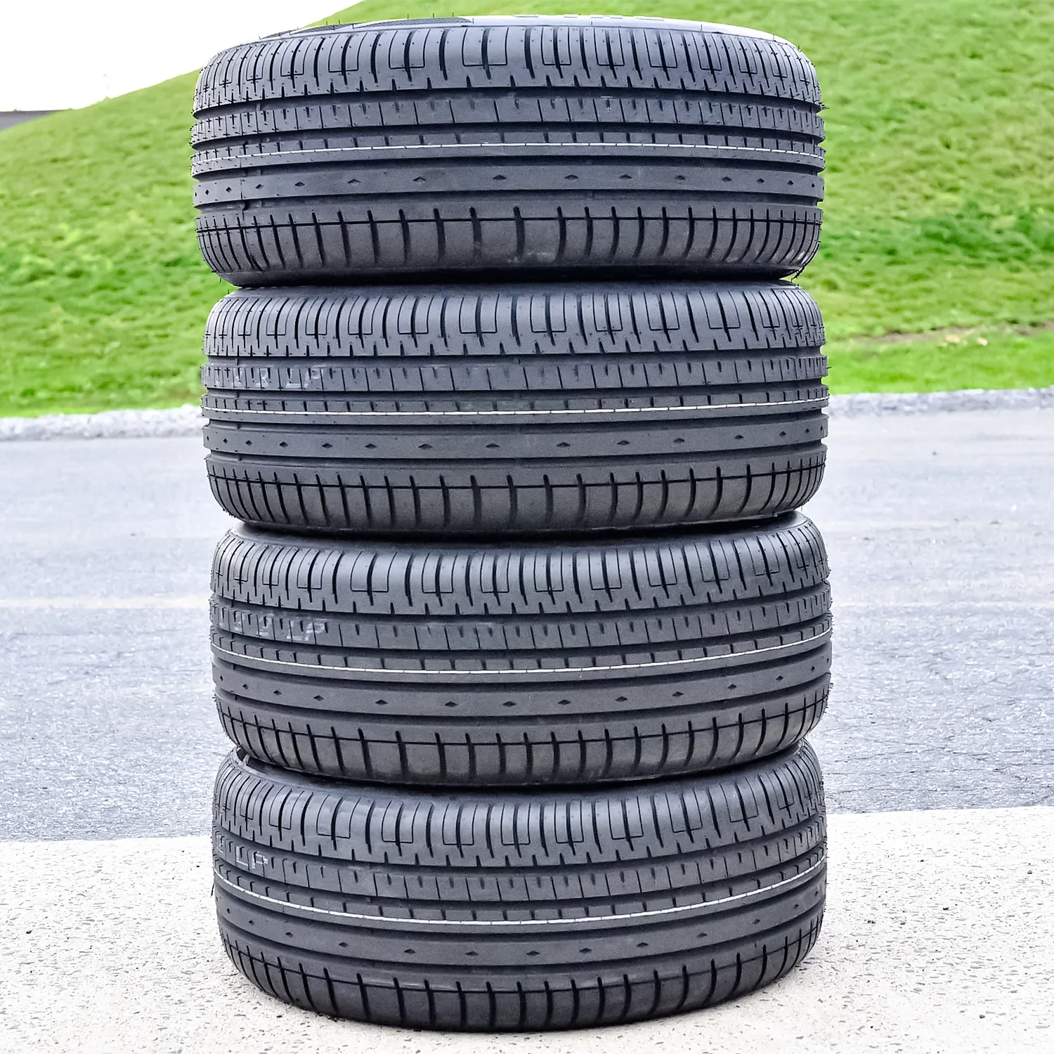 Set of 4 (FOUR) Accelera Phi - R 215/45ZR17 215/45R17 91W XL A/S High Performance Tires