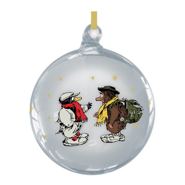 Flåklypa julekule 8 cm Samtalen