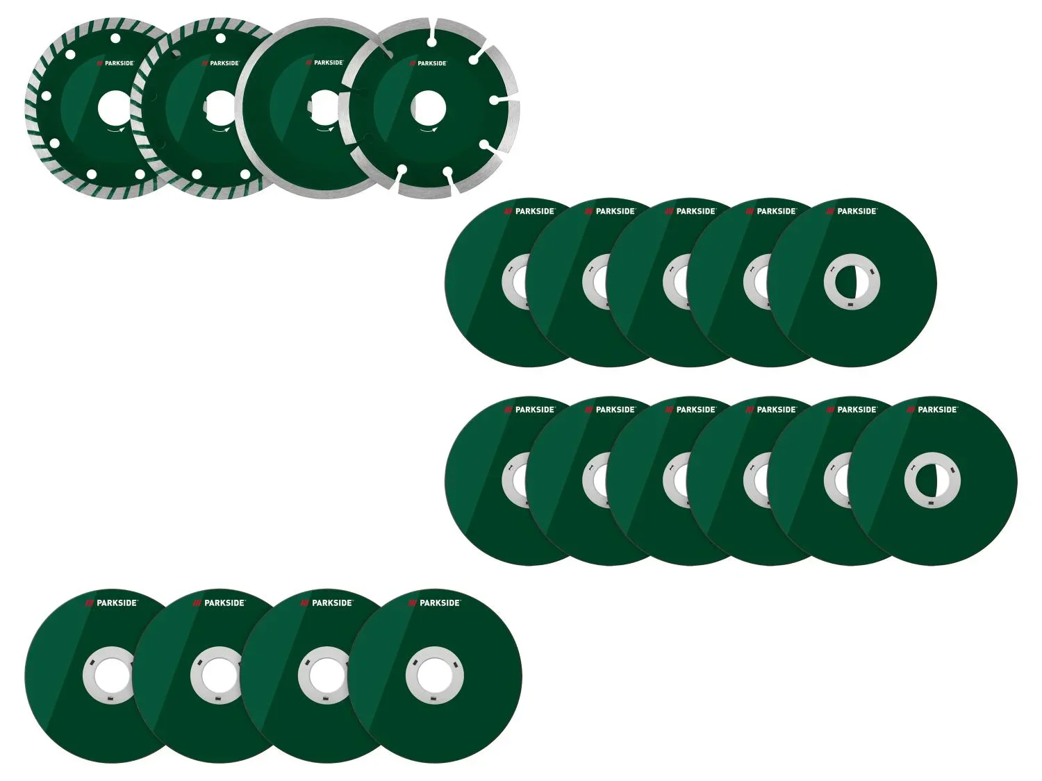 PARKSIDE Set de disques  trononner pour meuleuse d'angle