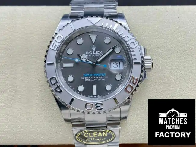 Rolex Yacht Master M126622-0001 Clean Factory Grey Strap