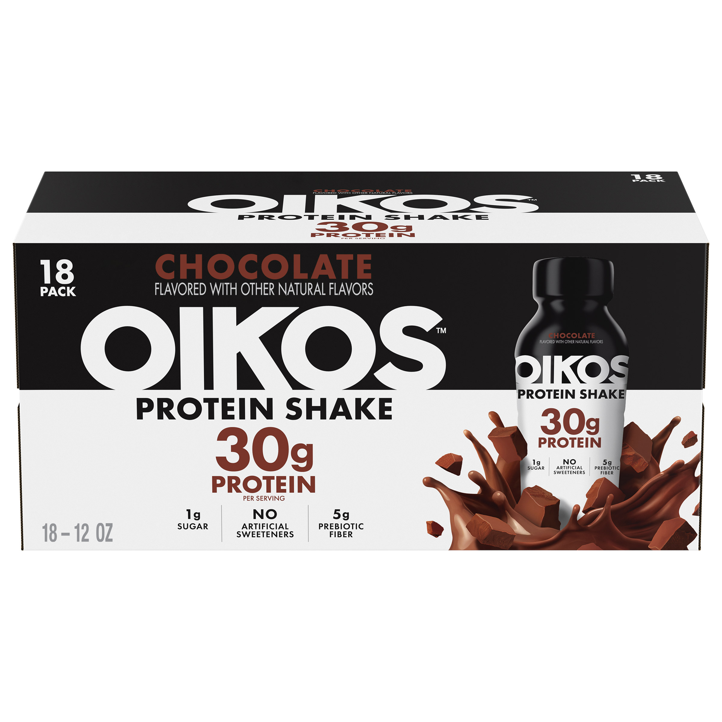 30g Chocolate Protein Shake, 12 fl oz, 18-pack - Image 2