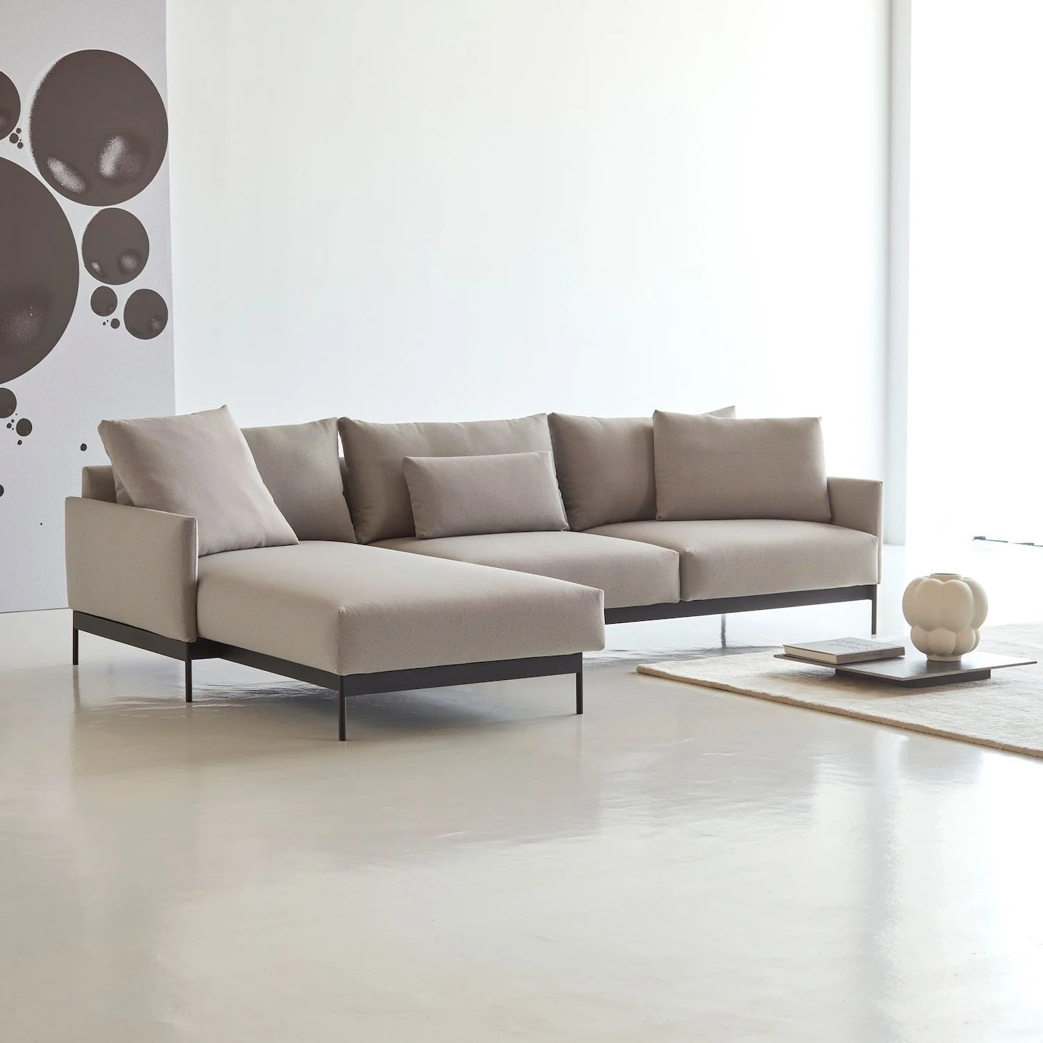 Divano con penisola Tokey B2