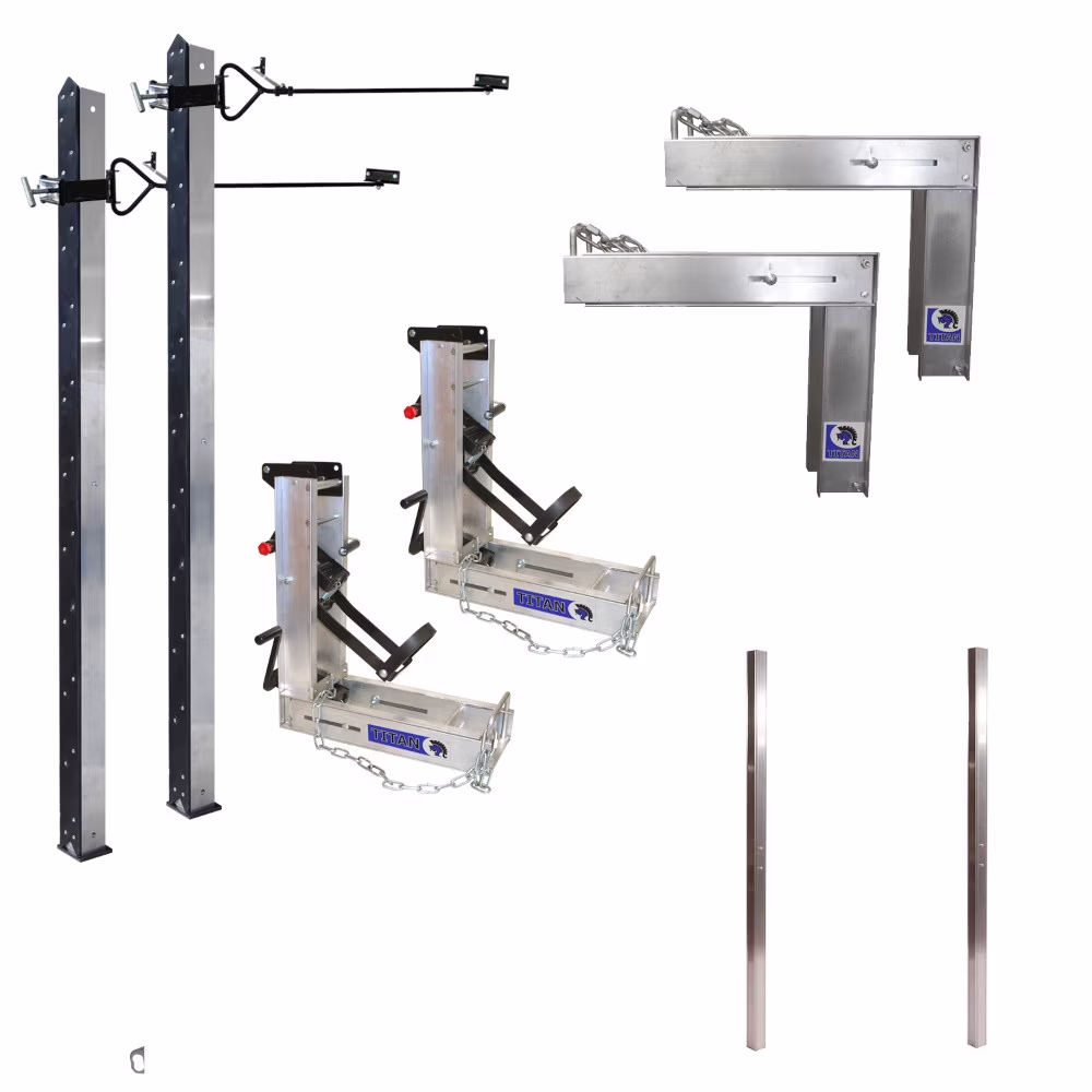 Titan 24 Foot Pump Jack Kit (4 12 Foot Poles)