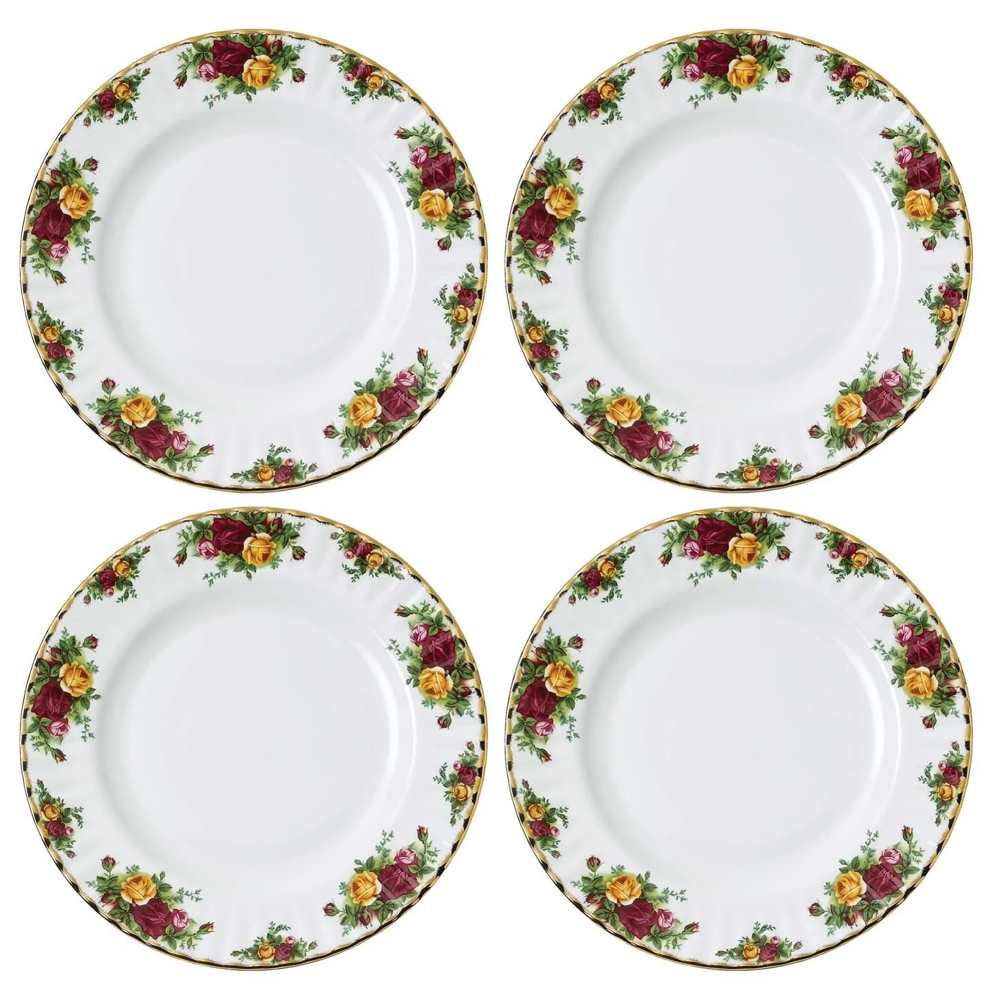 Royal Albert Old Country Roses Dinner Plate , Set of 4